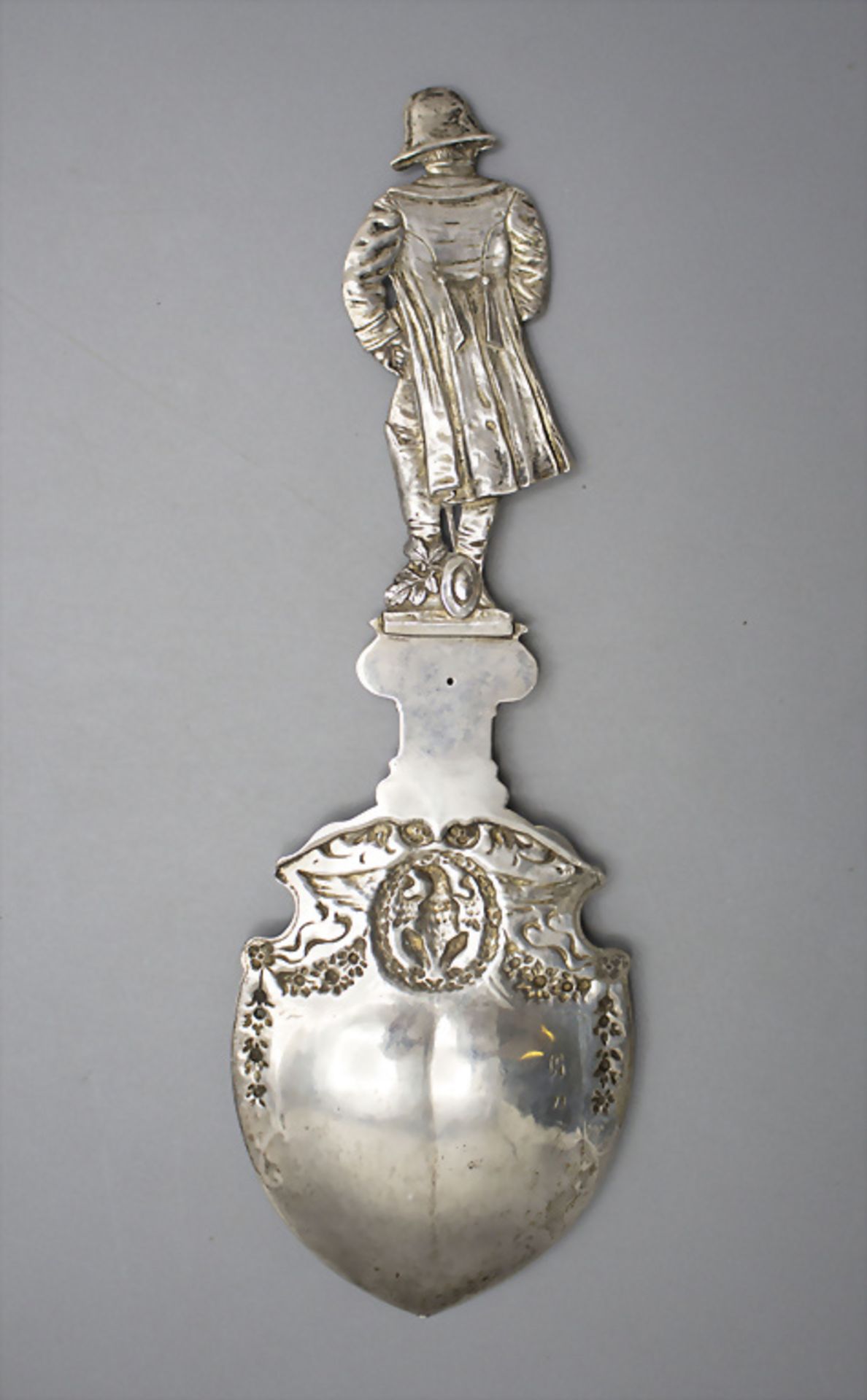 Zierlöffel mit Napoleon / A silver spoon with Napoleon, Frankreich, 19. Jh. - Bild 2 aus 5