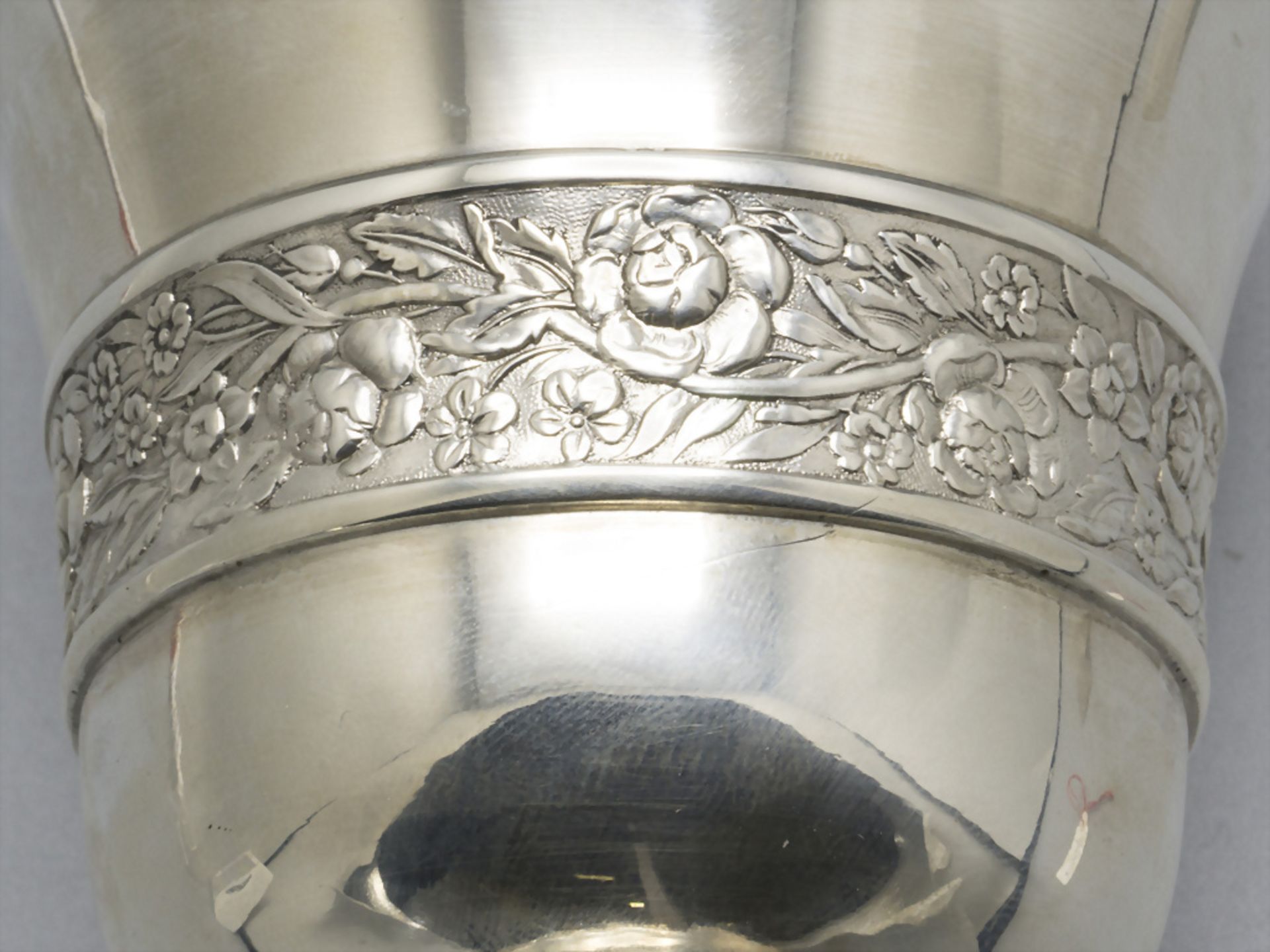 Großer Kelch / A silver goblet, um 1800 - Bild 5 aus 5