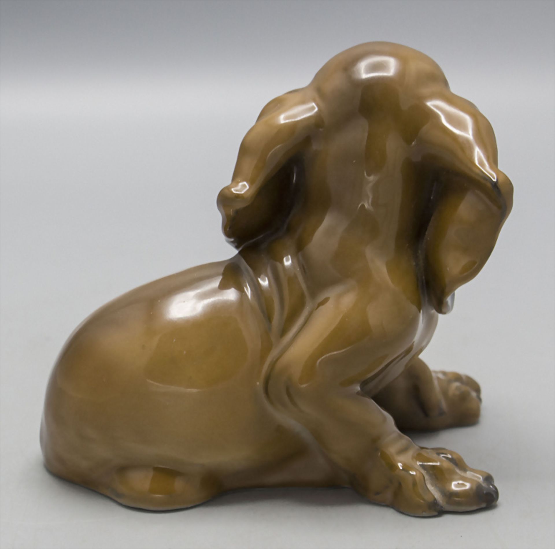 Figur 'Dackelwelpe' / A figure of a dachshund puppy, Rosenthal, Selb, nach 1953 - Image 3 of 4