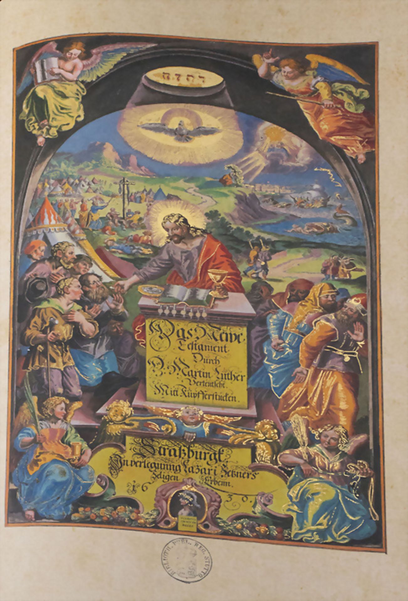 Matthäus Merians Kupferbibel, Biblia 1630, Coron Nachdruck
