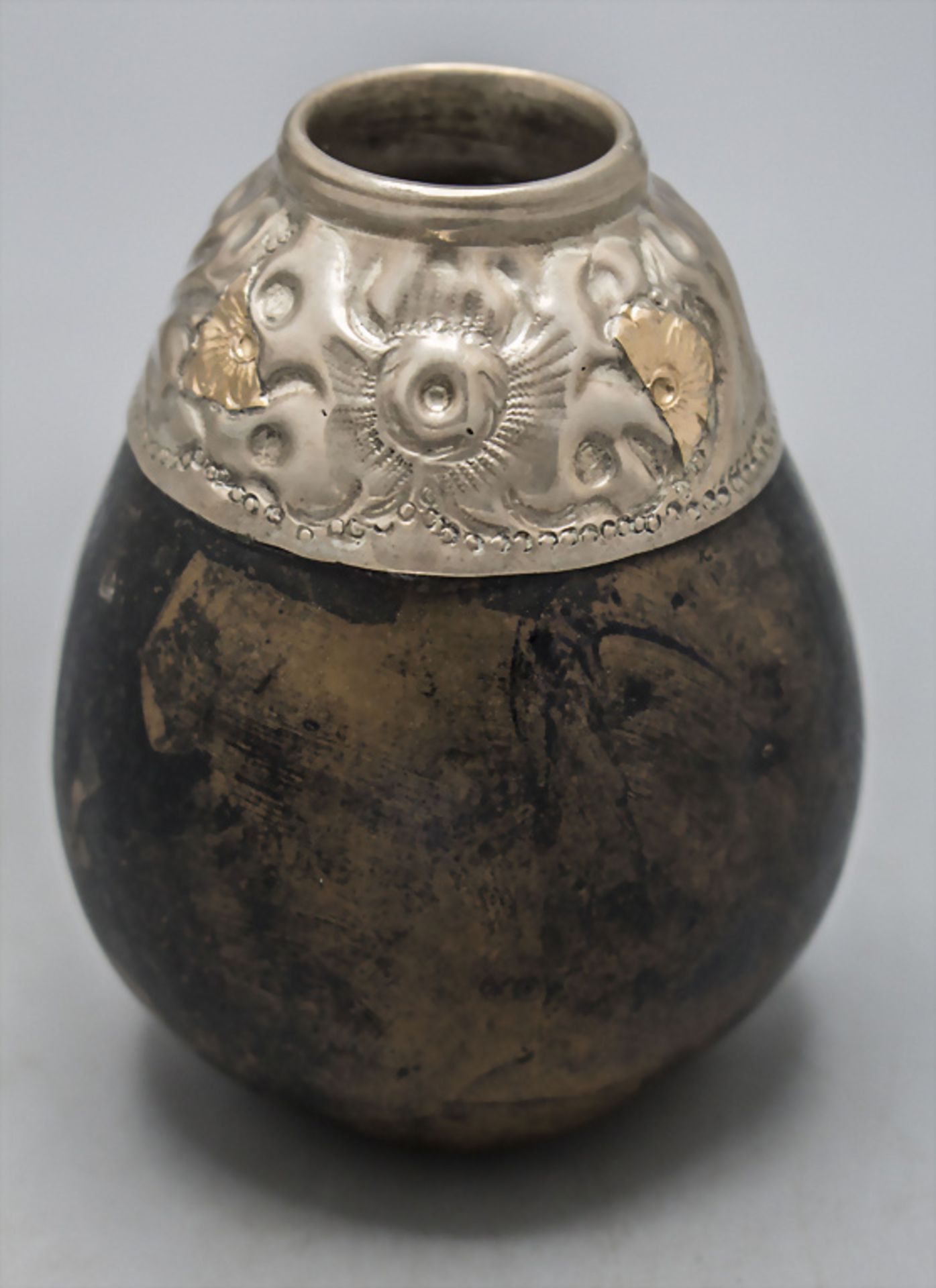 Kürbisvase mit Silbermontur / A gourd vase with silver mount - Image 2 of 4