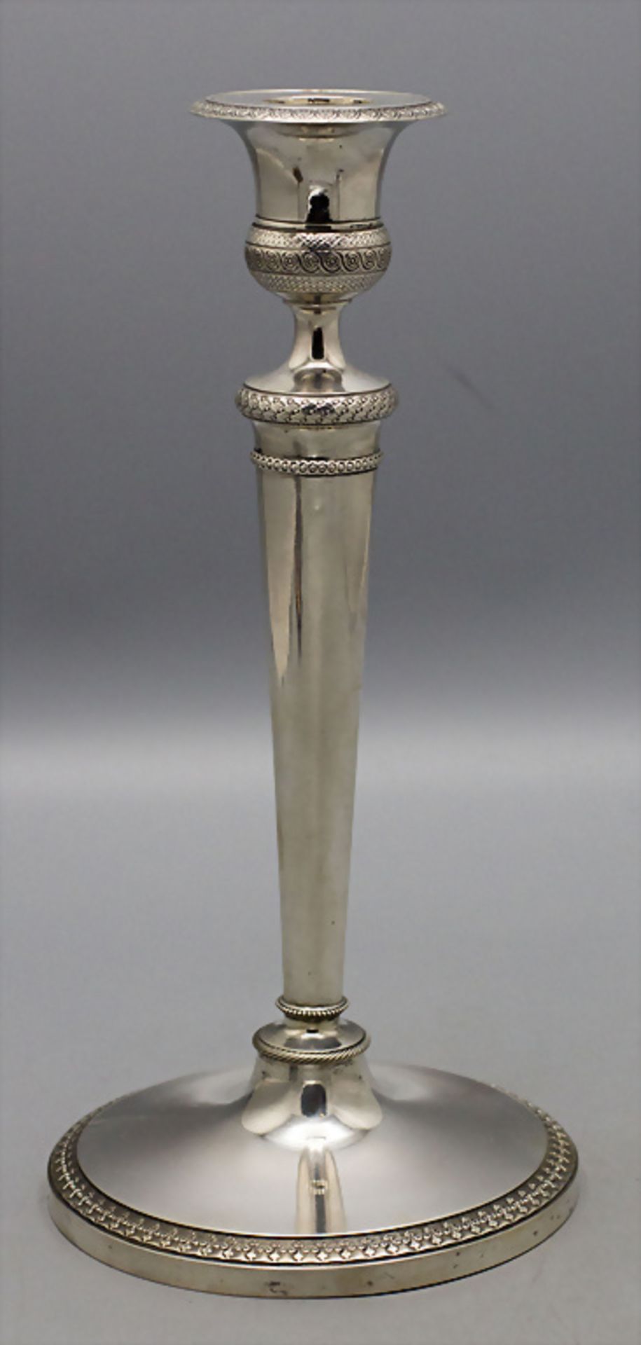 Empire Kerzenleuchter / An Empire silver candlestick, Venedig / Venice, um 1800