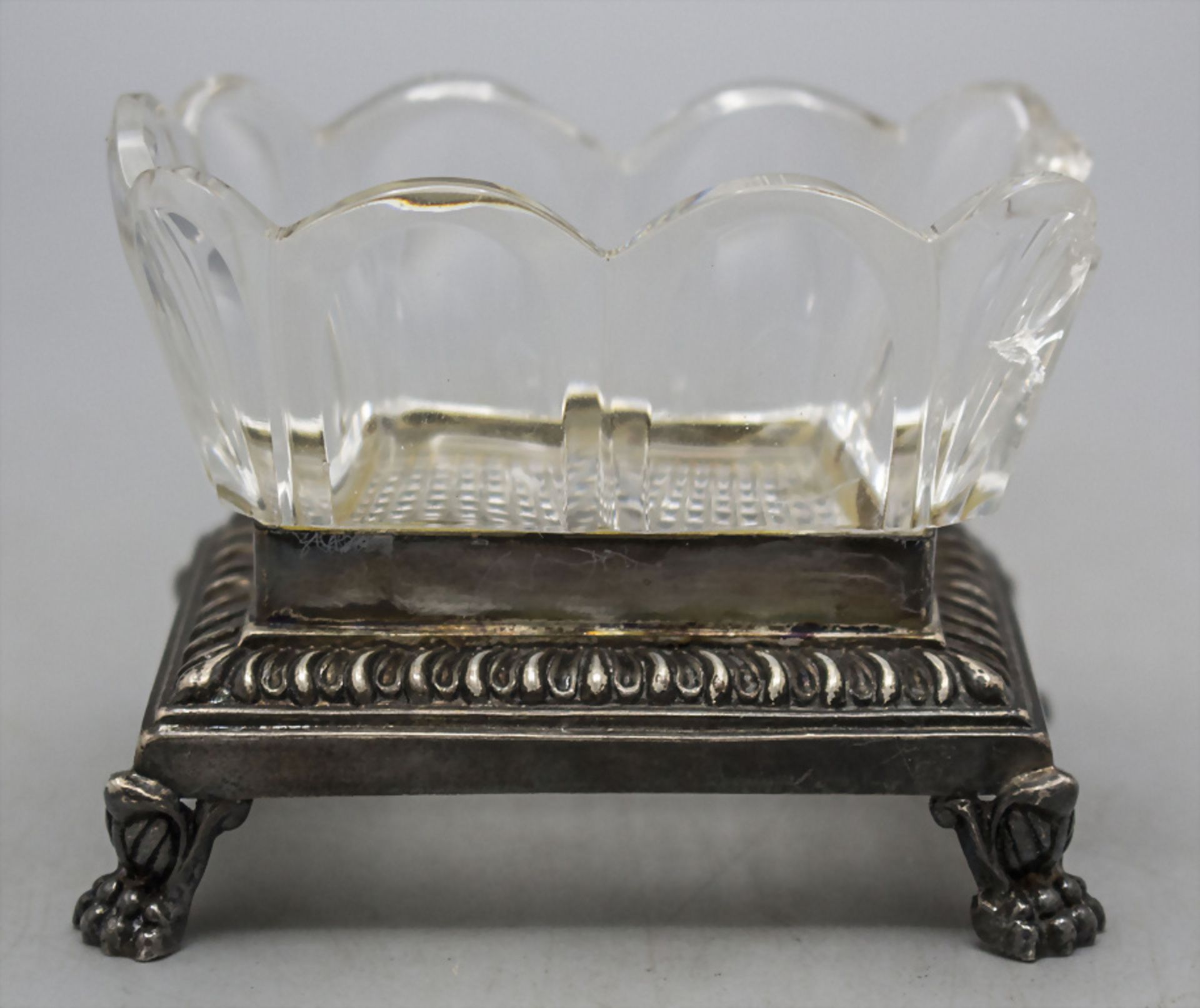 Paar Salieren / A pair of silver salt cellars, Paris, 1819-1838 - Bild 4 aus 6