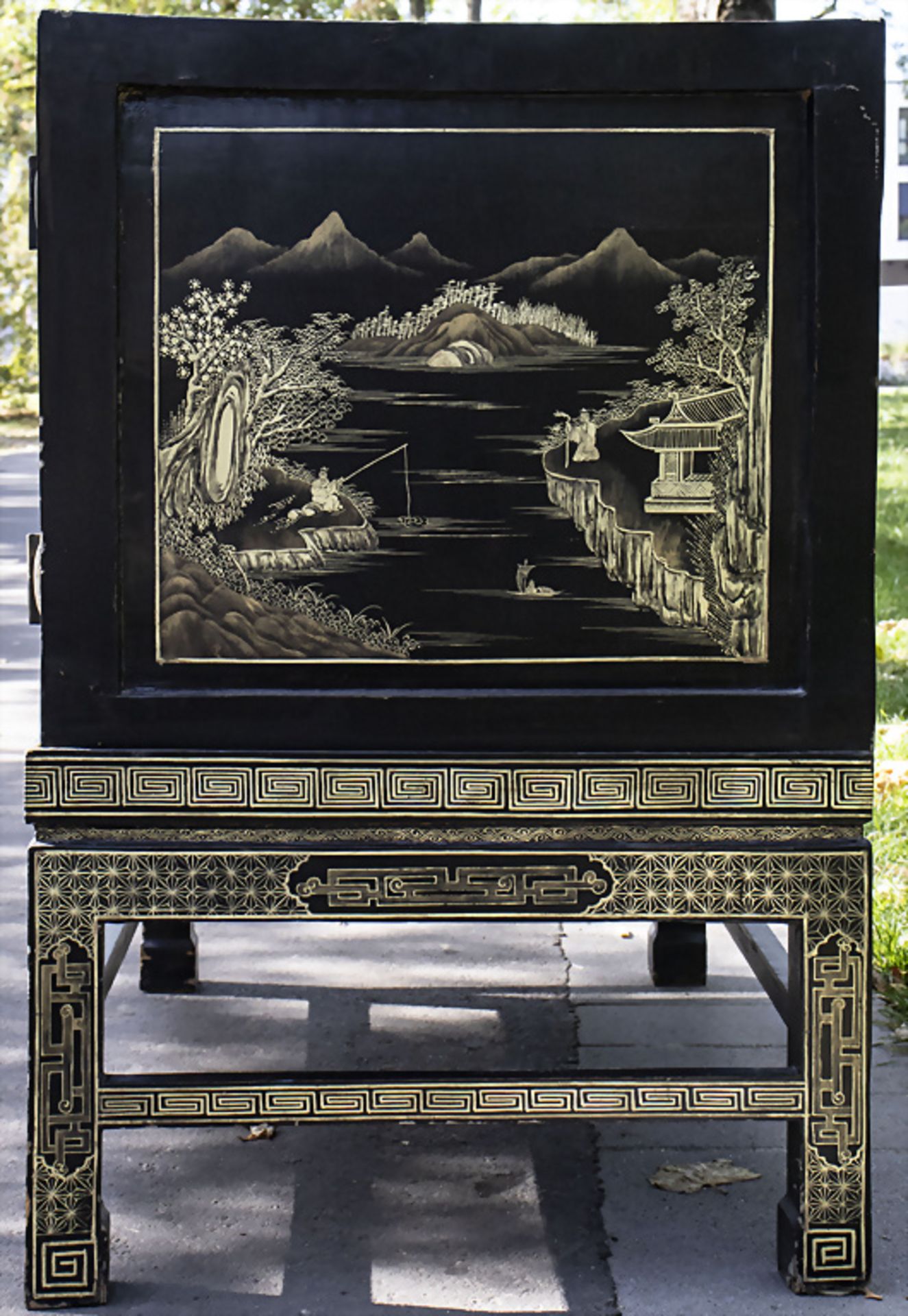 Hochzeitsschrank / A wedding cabinet, China, um 1870 - Image 7 of 8