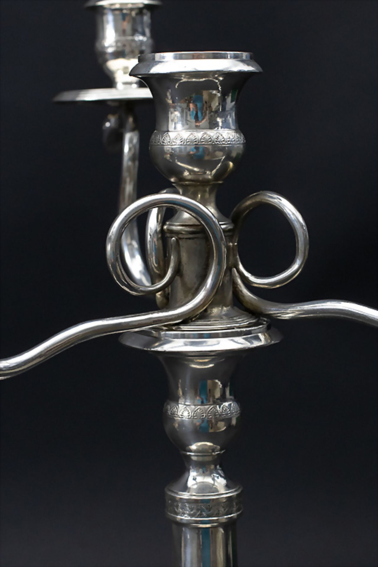 Empire Girandole / An Empire silver girandole, Neapel / Napoli / Naples, um 1800 - Bild 5 aus 10