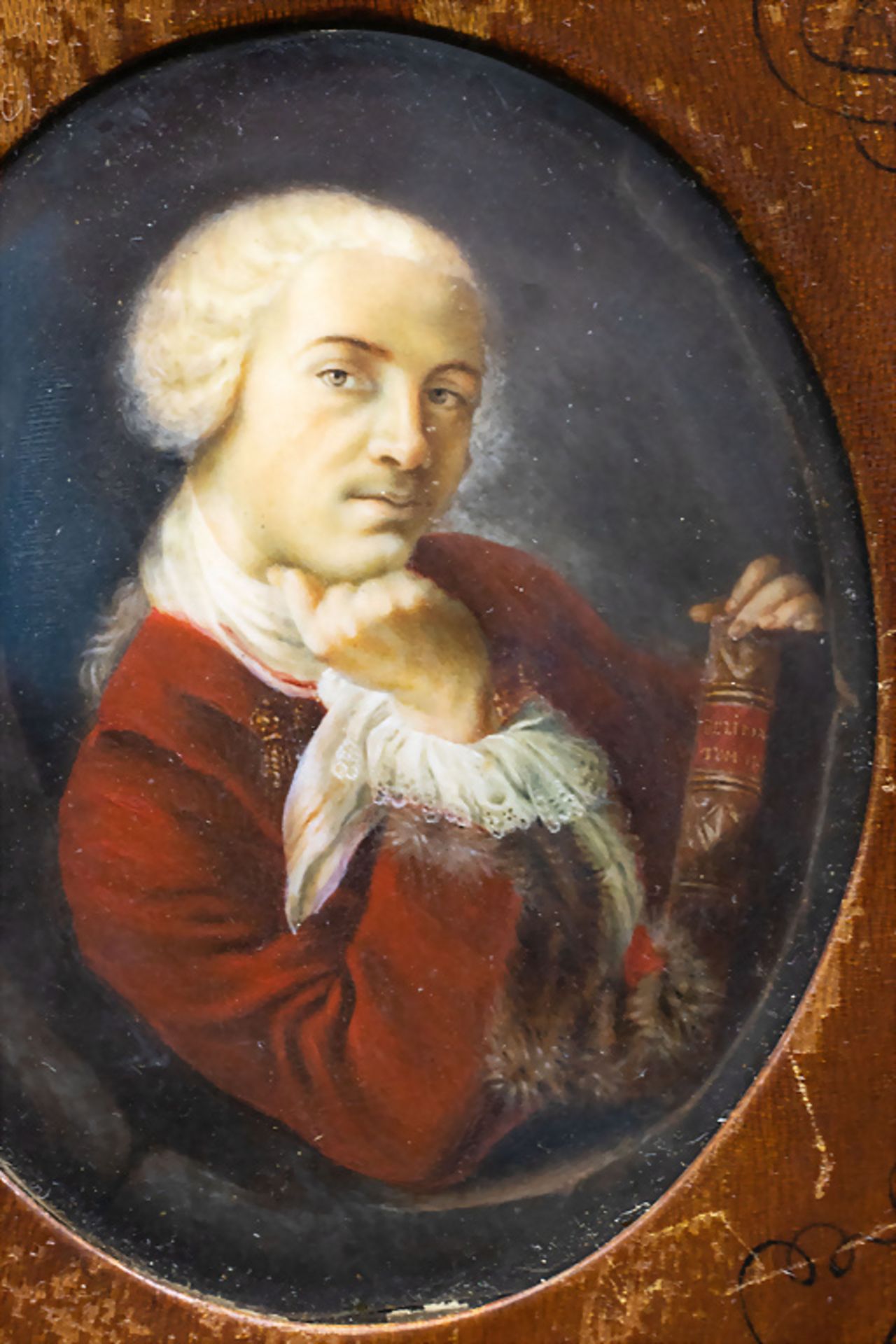Louis Gabriel BLANCHET (1705-1772) zugeschr., Miniatur Porträit Bernard Forest de Bélidor ...