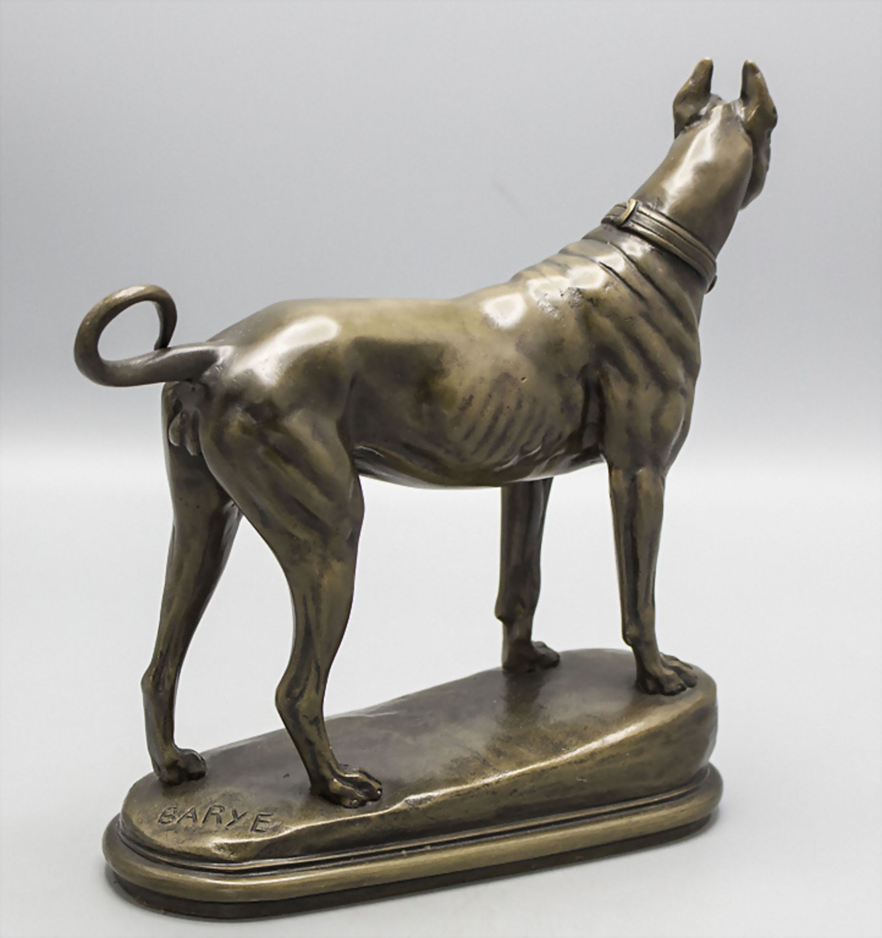 Antoine Louis BARYE (1796-1875), Deutsche Dogge / A German Mastiff - Image 3 of 5