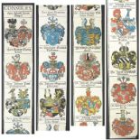 13 kolorierte Wappen / 13 colored coats of arms, deutsch, 17./18. Jh.