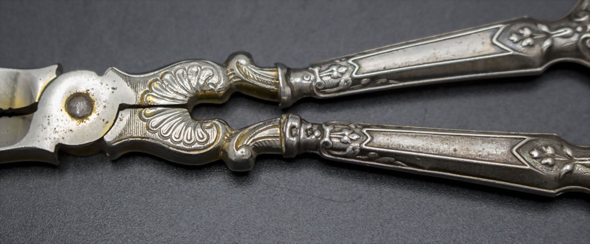 Zuckerzange / Silver sugar tongs, Frankreich, Anfang 20. Jh. - Bild 3 aus 3