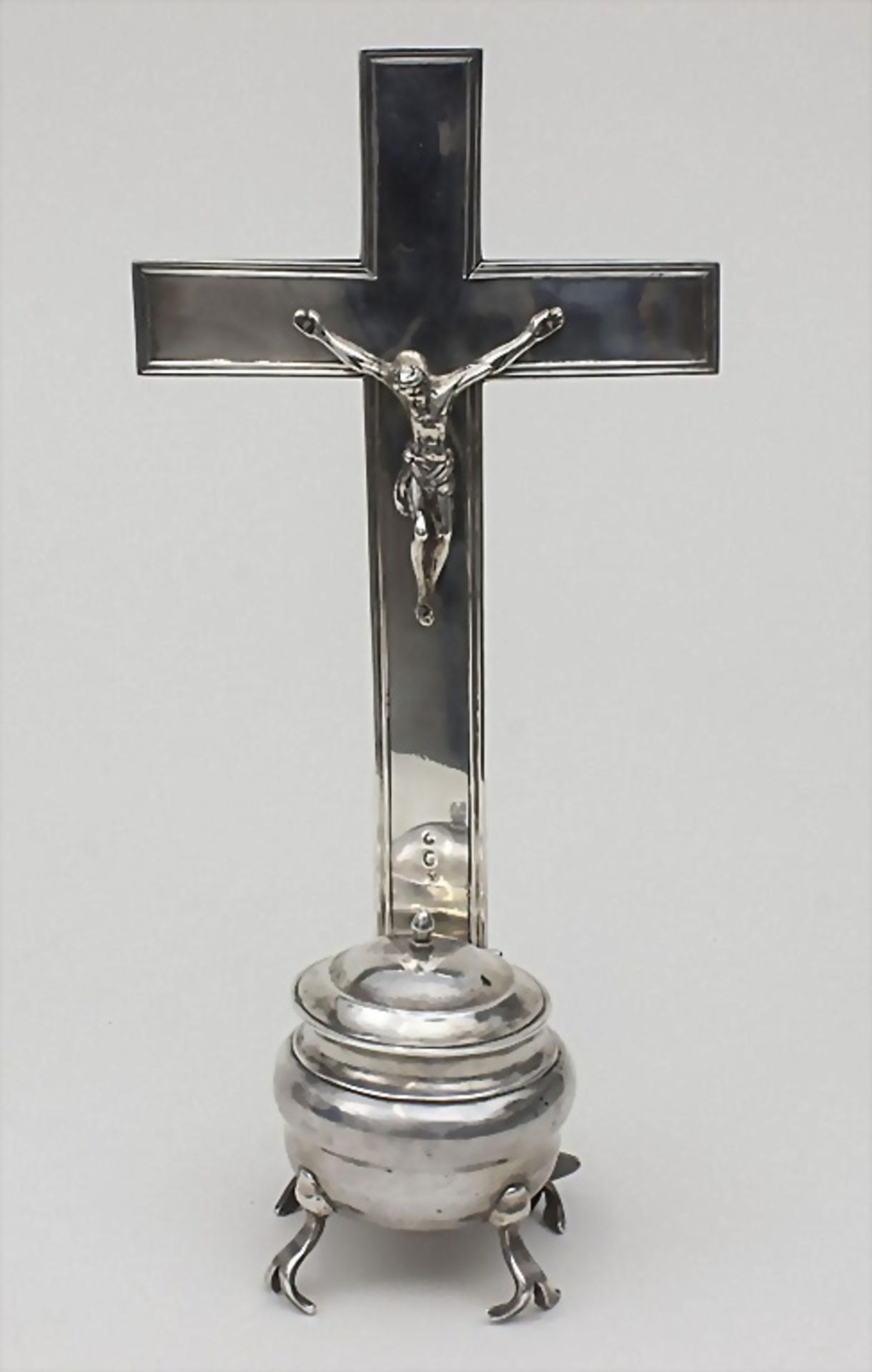 Weihwasserbehälter mit Kruzifix / Holy Water Basin with Crucifix, Paris 1800