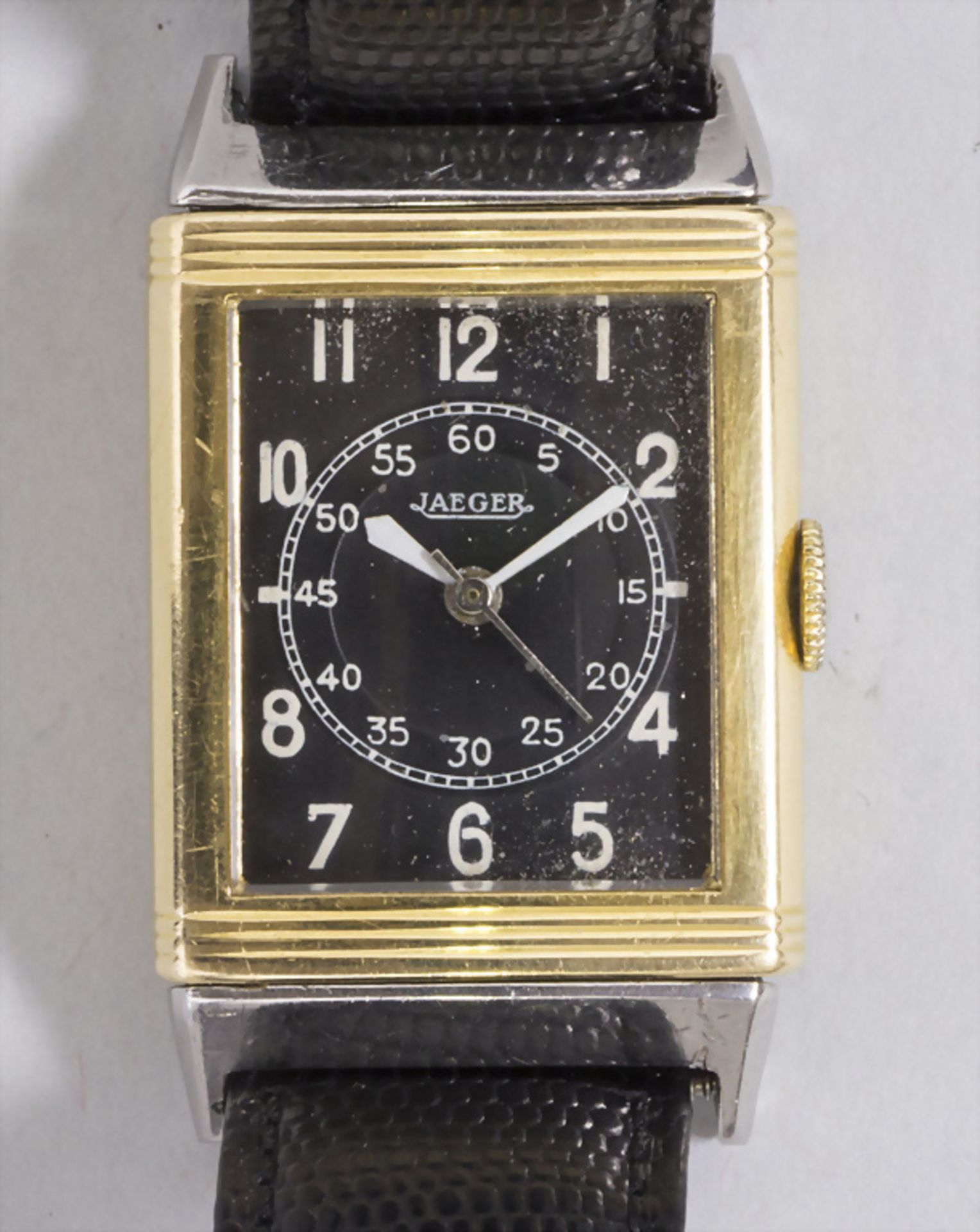 Herrenarmbanduhr Reverso / A men's wristwatch, Jaeger Le Coultre, Schweiz, um 1935