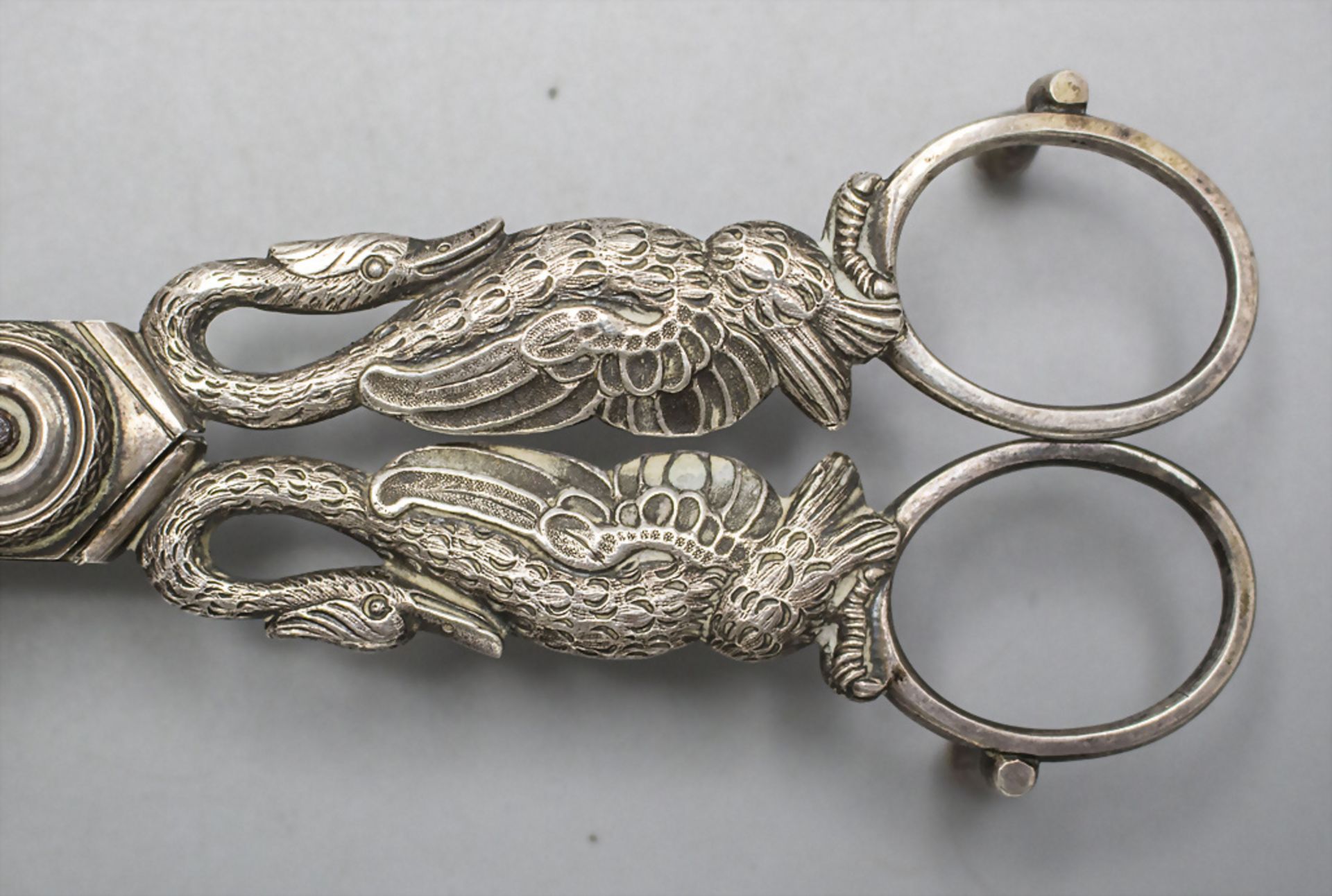 Dochtschere / Silver wick scissors, Venedig/Venice, um 1790 - Image 3 of 4