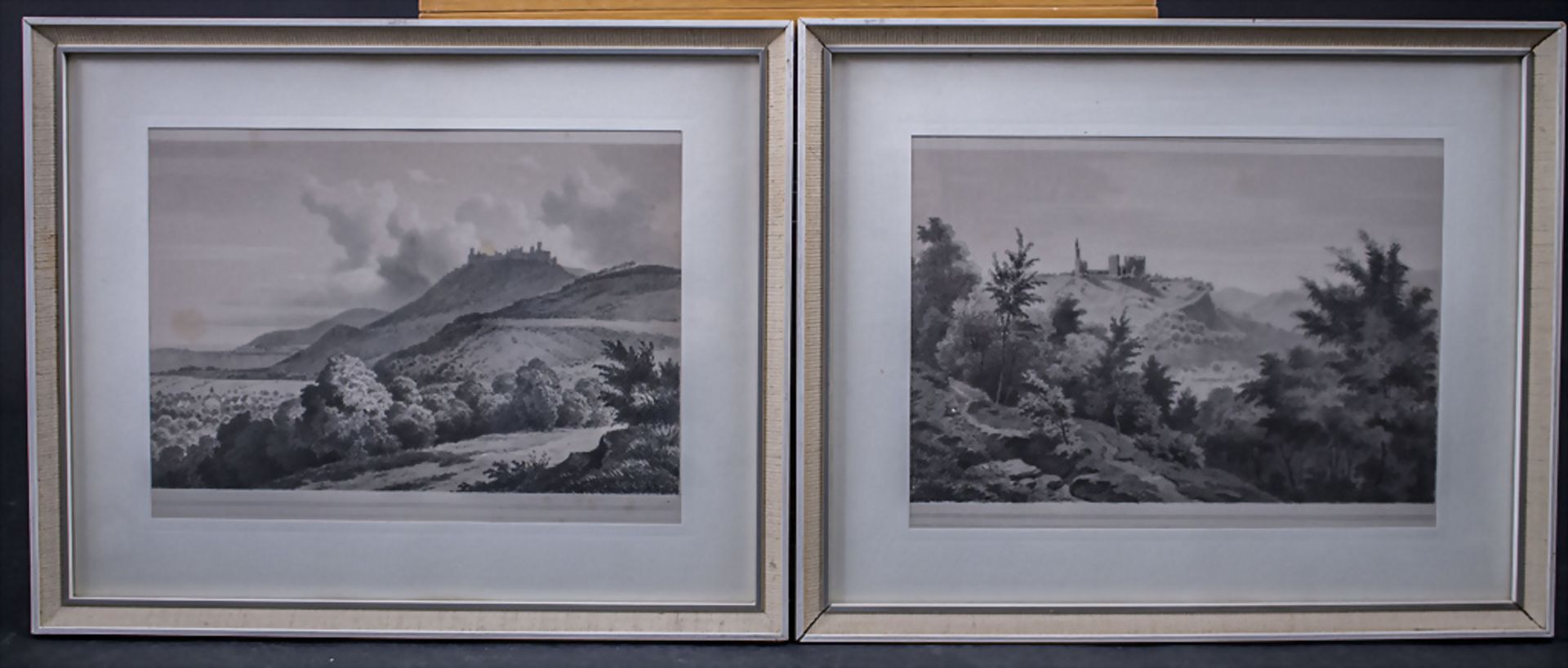 Konvolut aus 28 Drucken von Pfälzer Landschaften und Sehenswürdigkeiten, 1854 - Bild 2 aus 6