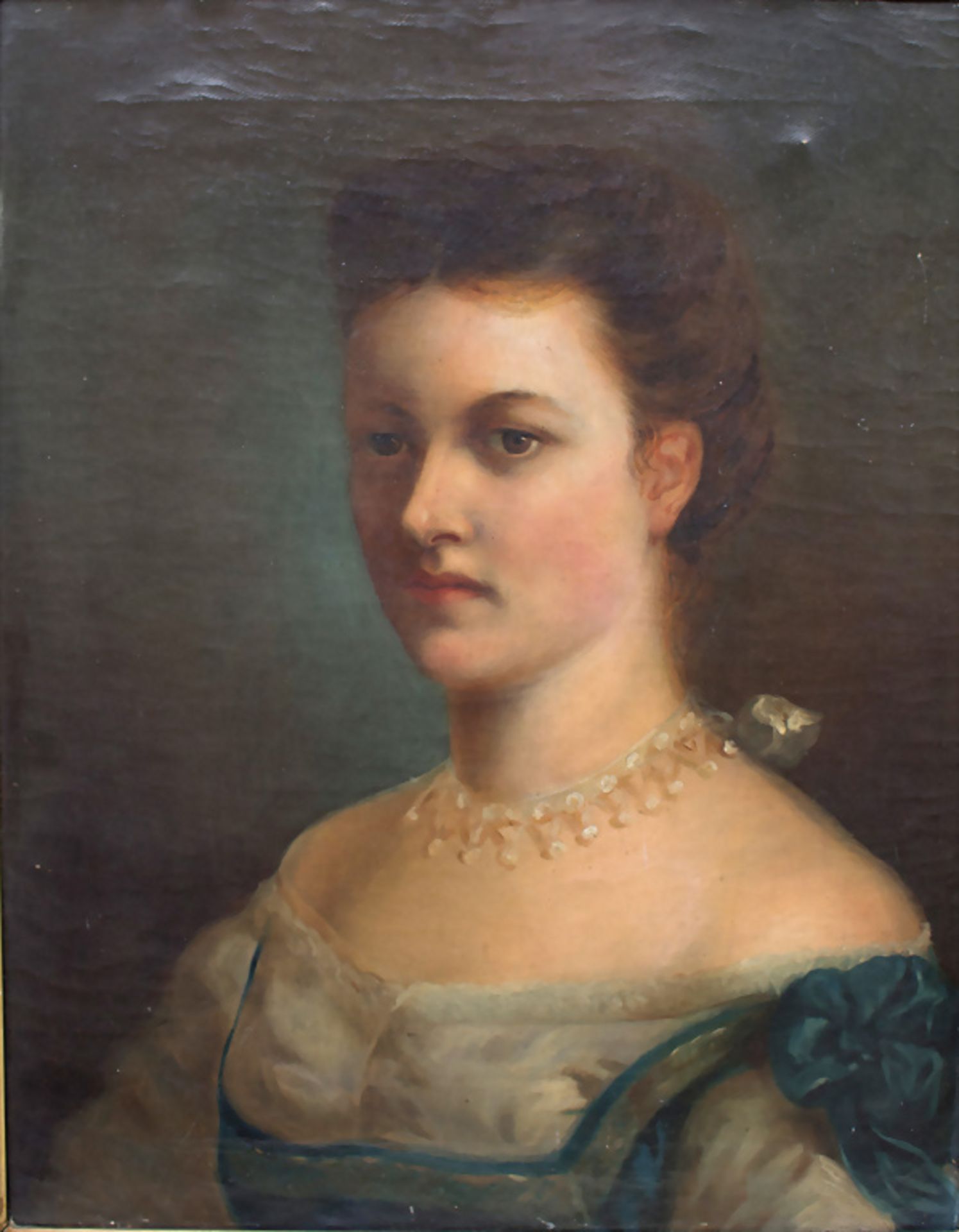 Künstler des 19. Jh., 'Porträt einer jungen Dame' / 'A portrait of a young lady'