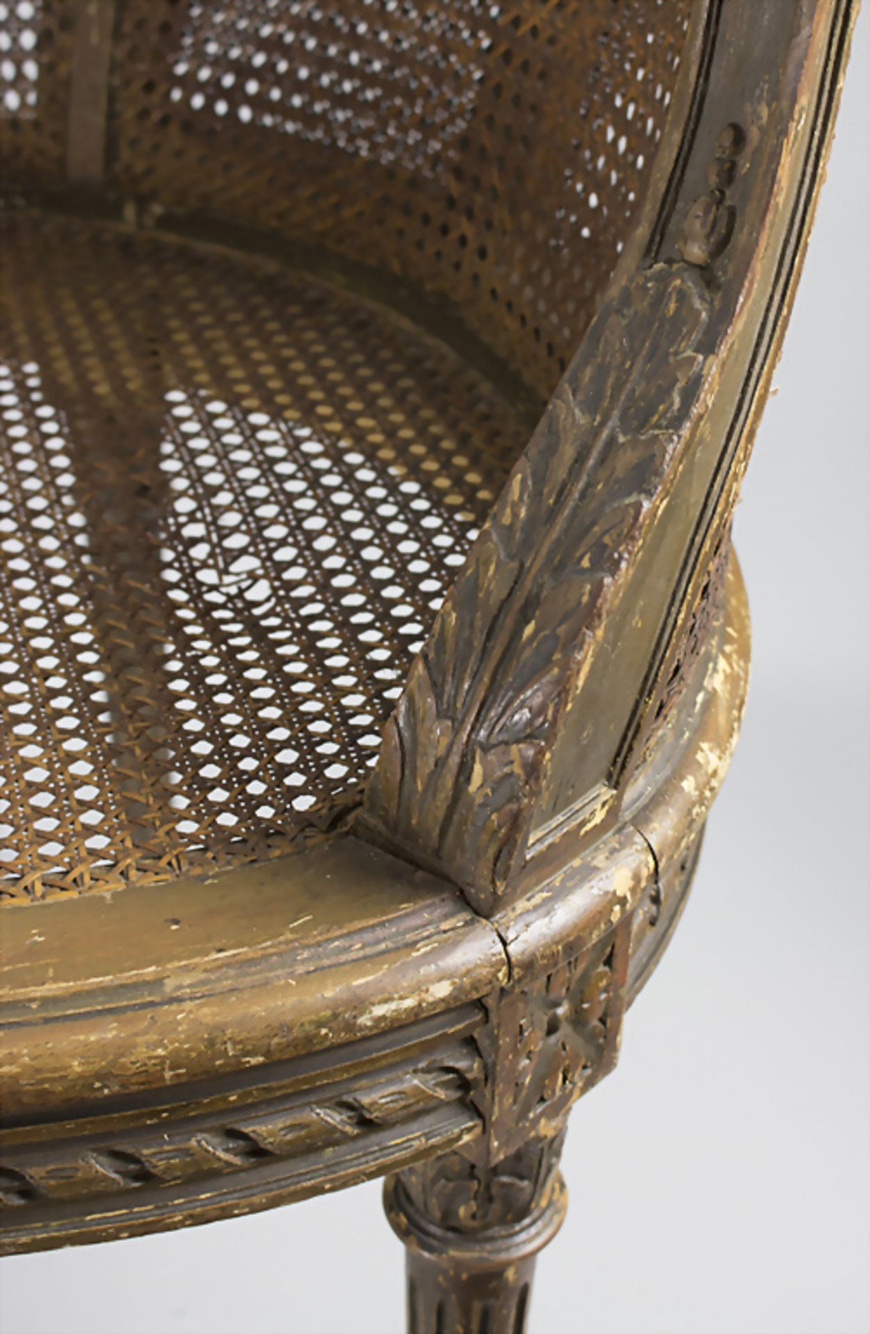 Sitzbank Louis Seize / A bench / Un banc Louis XVI, Frankreich, wohl um 1790 - Image 8 of 9