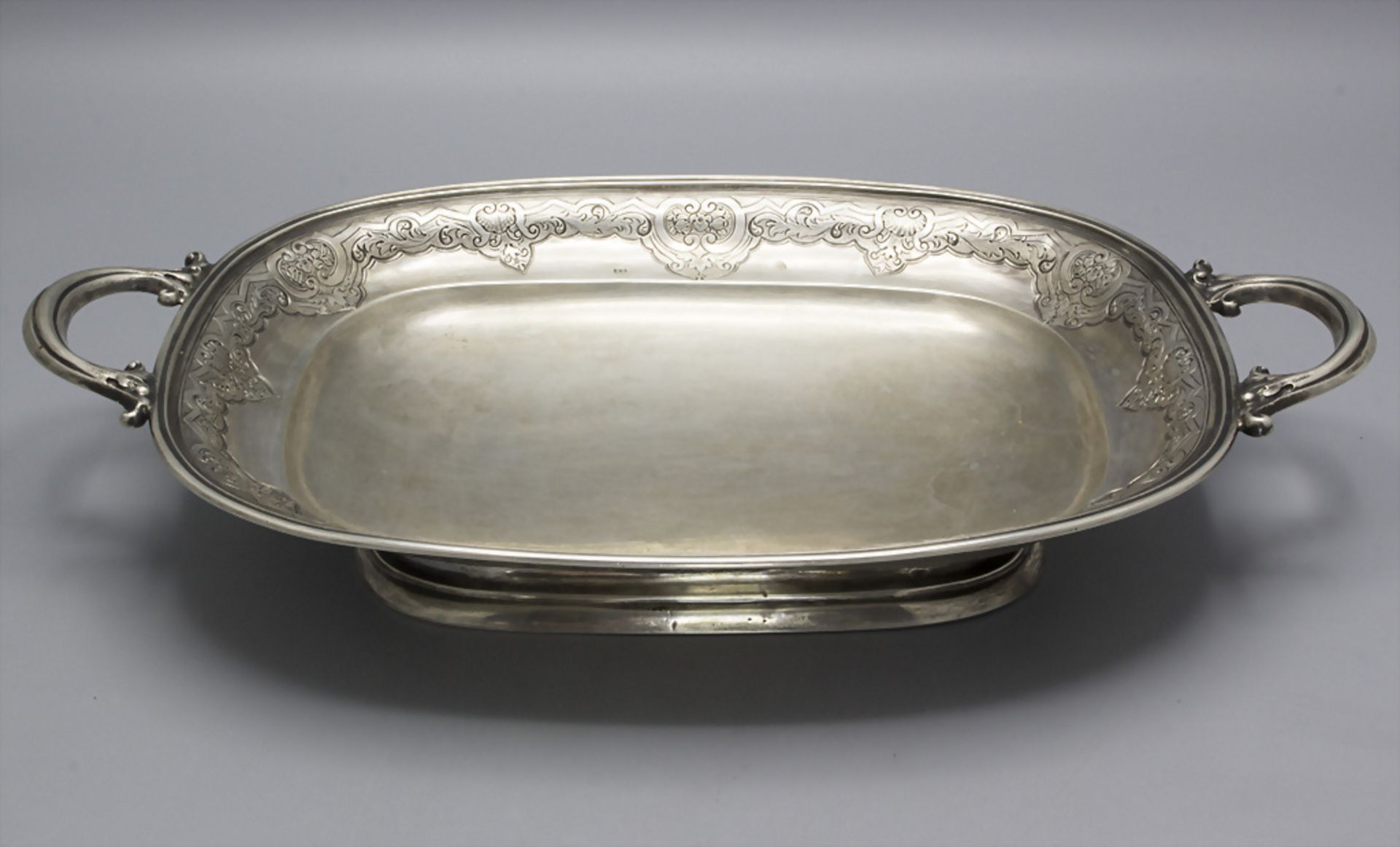 Biedermeier Zierschale / A decorative silver basket, Thomas Dubb, Wien, um 1840