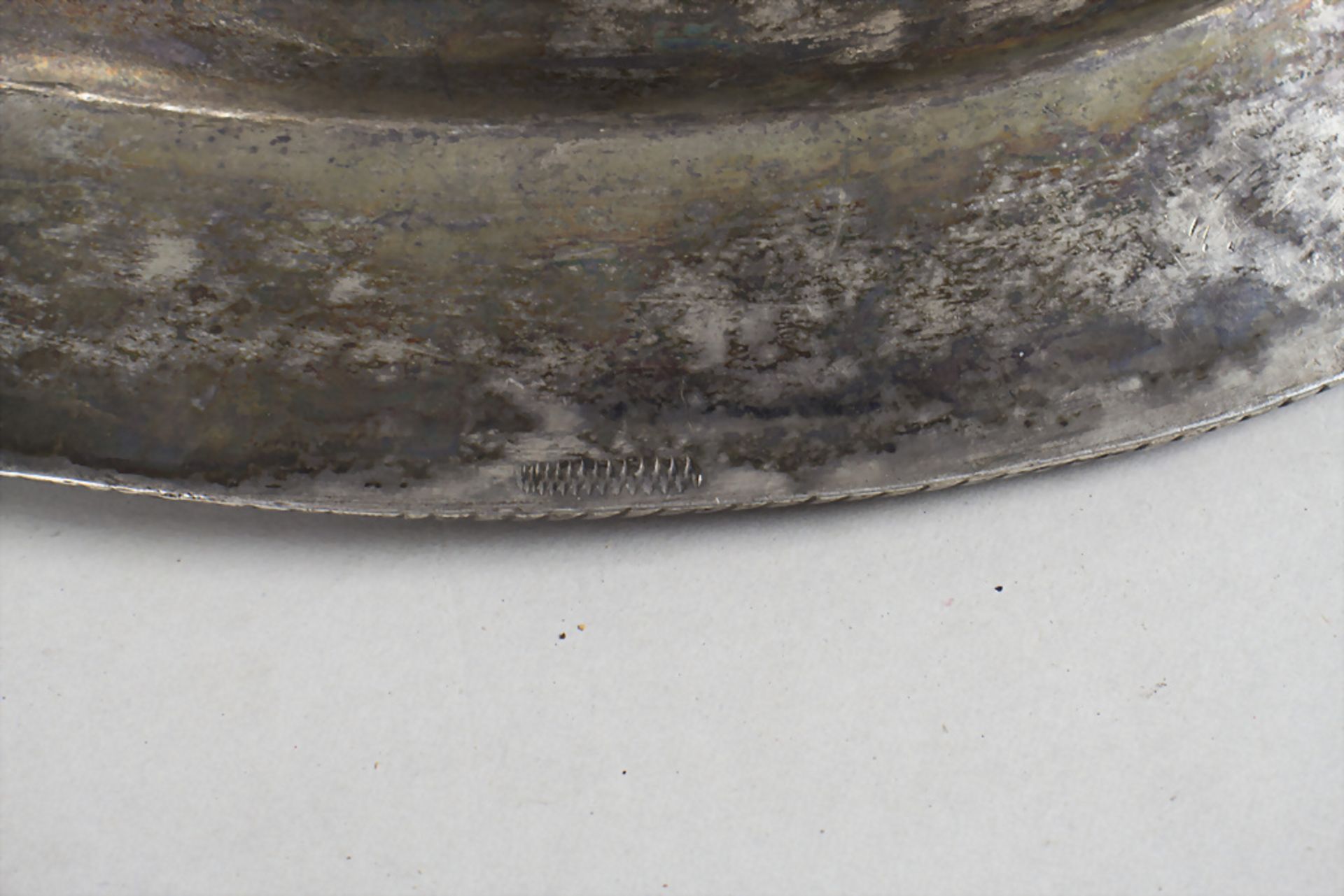 Ovale Silberschale / A large silver bowl, 18./19. Jh. - Bild 3 aus 6