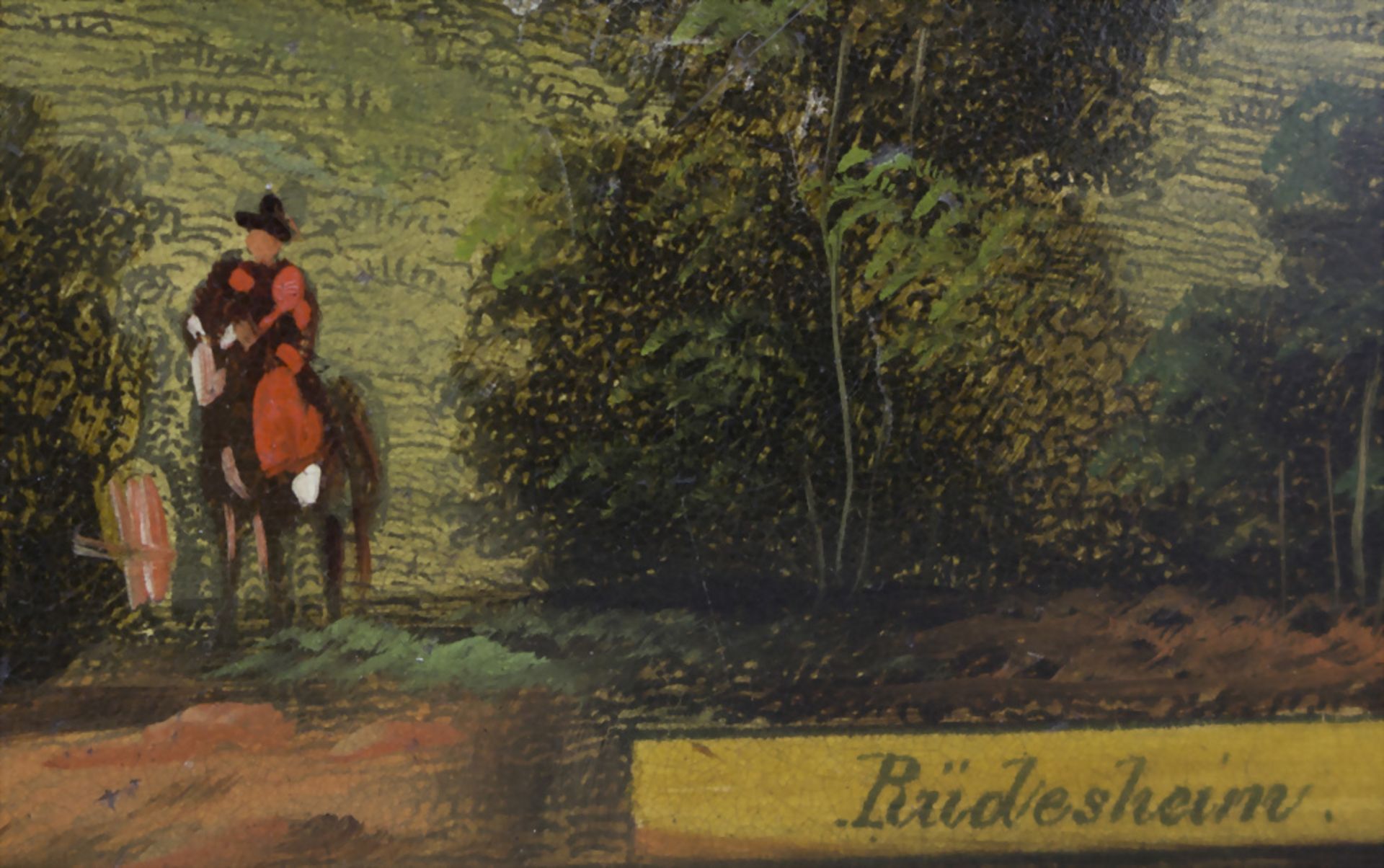 Schnupftabakdose / Tabatiere 'Rüdesheim' / A snuff box 'Rüdesheim', wohl Stobwasser, ... - Image 3 of 5