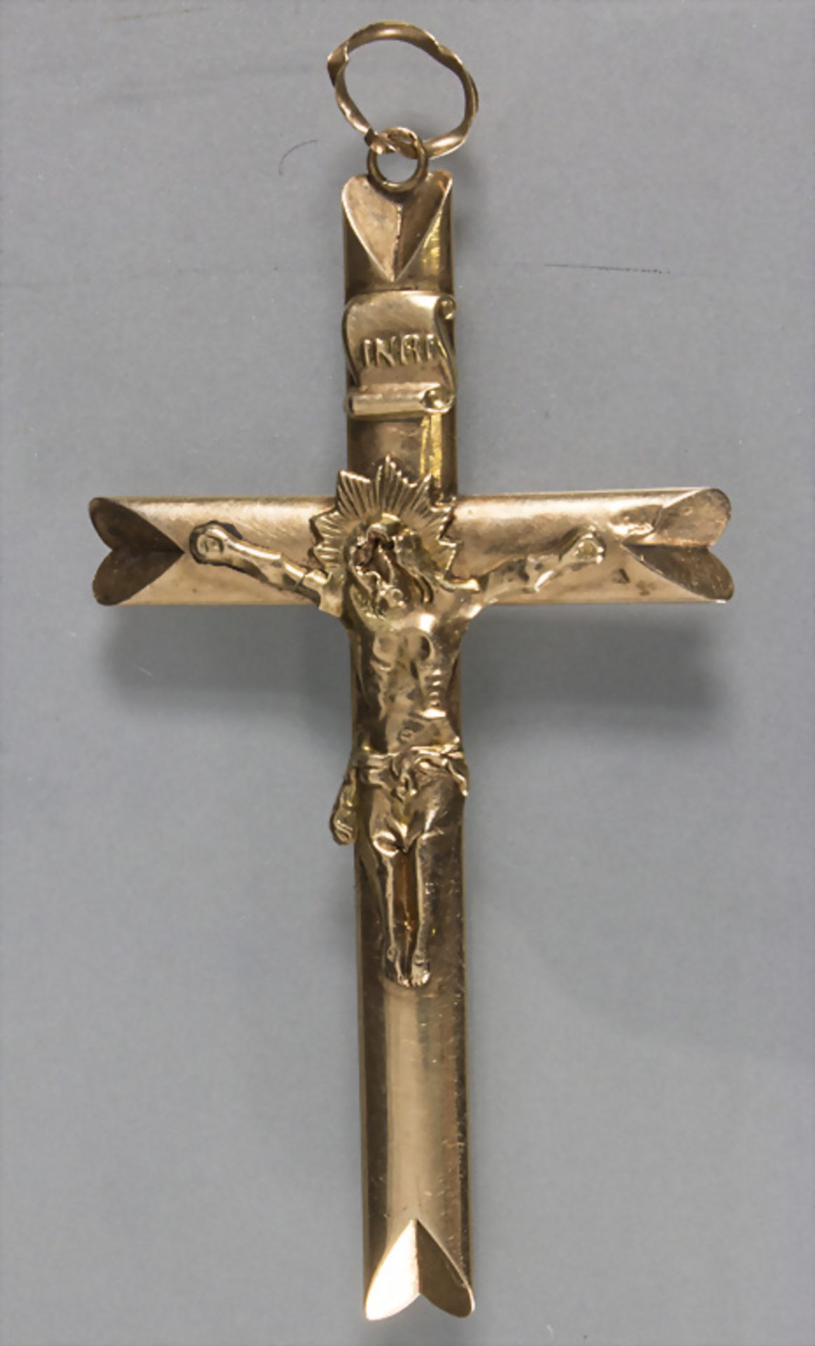 Kreuz Anhänger / A 14ct gold cross pendant