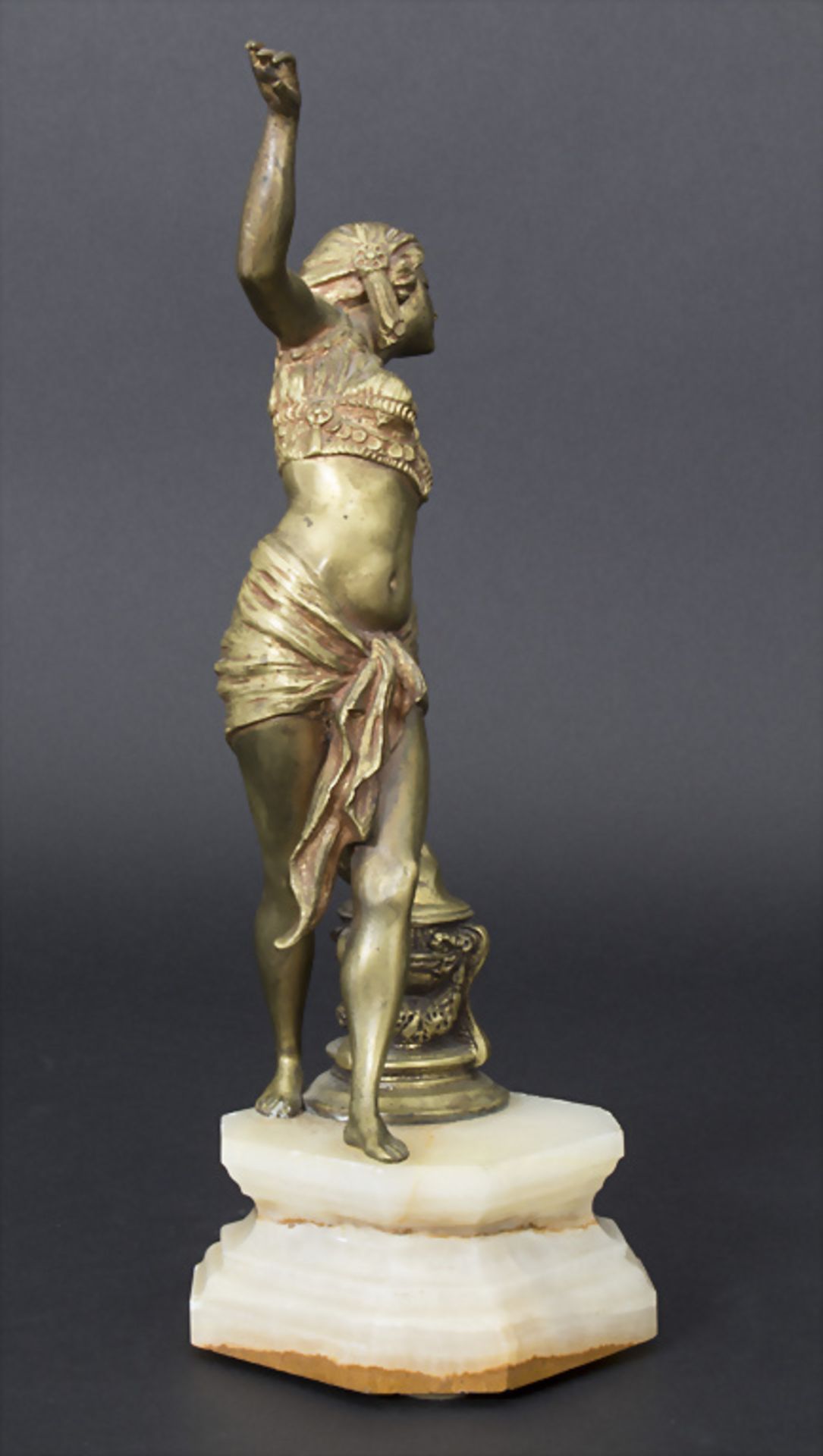 Jugendstil Bronze 'Orientalische Tänzerin' / An Art Nouveau bronze 'Oriental dancer', ... - Image 4 of 5