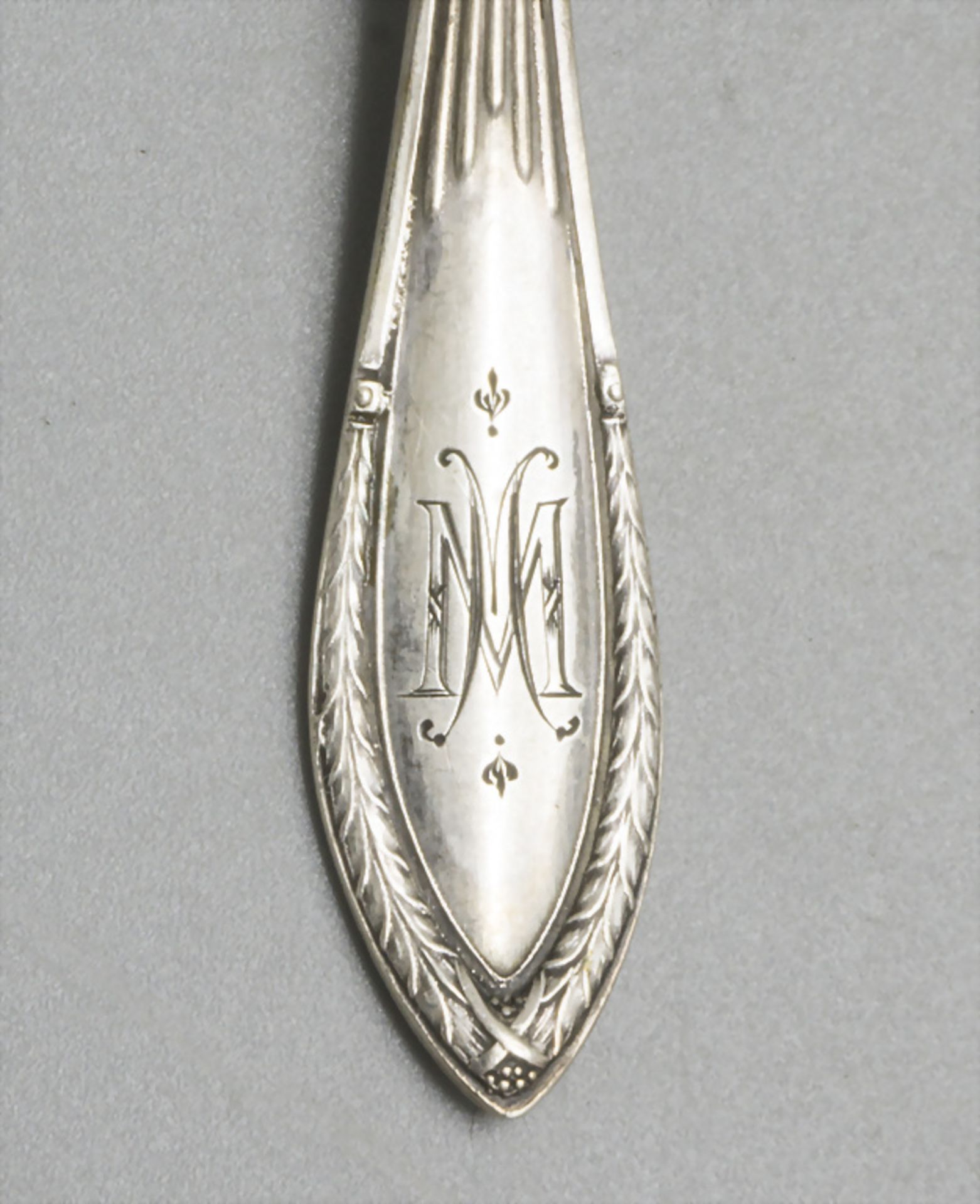 12 Löffel / 12 cuillères en argent massif / A set of 12 silver spoons, Franz Bahner, ... - Bild 5 aus 5