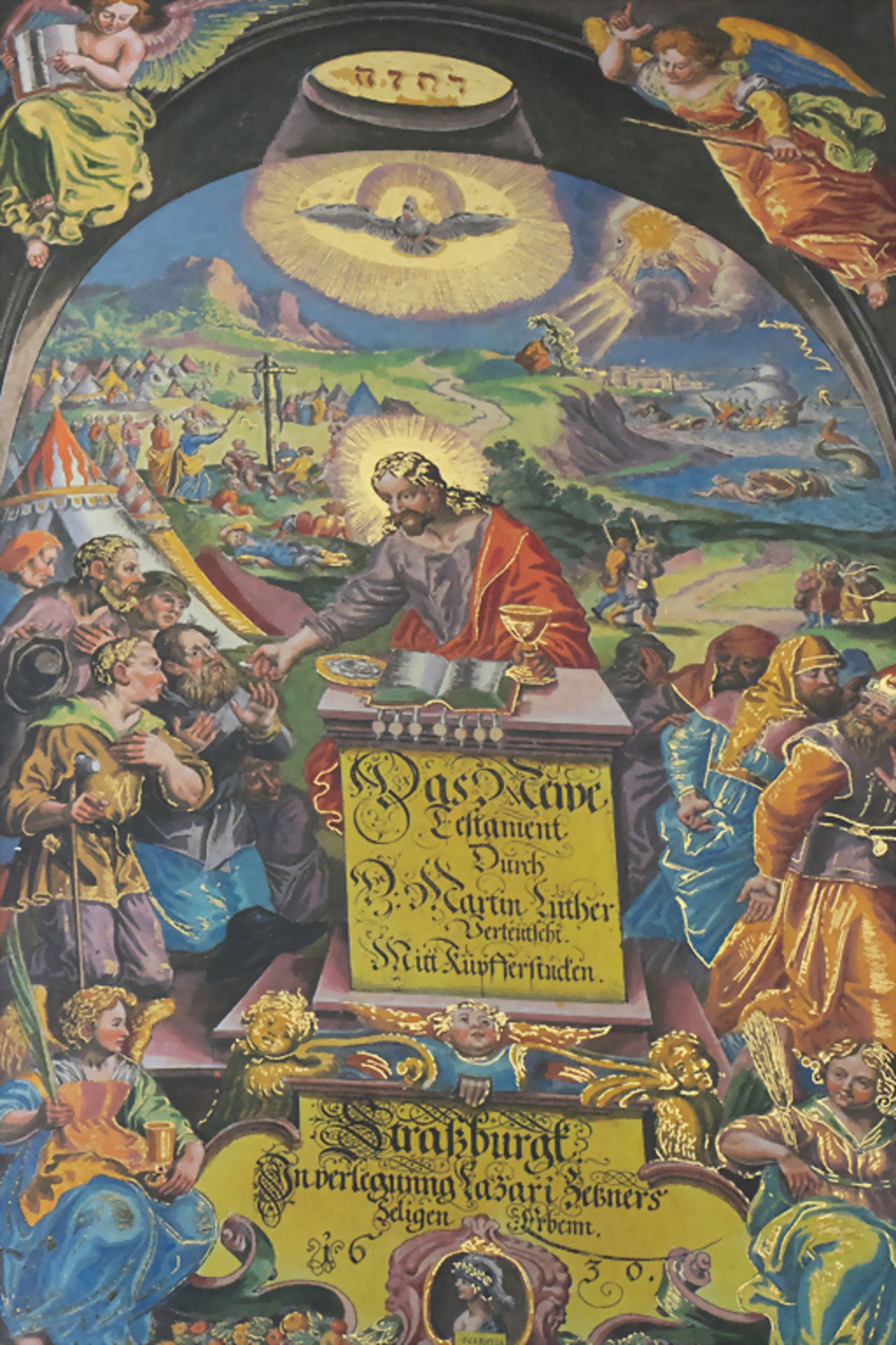 Matthäus Merians Kupferbibel, Biblia 1630, Coron Nachdruck - Image 6 of 12