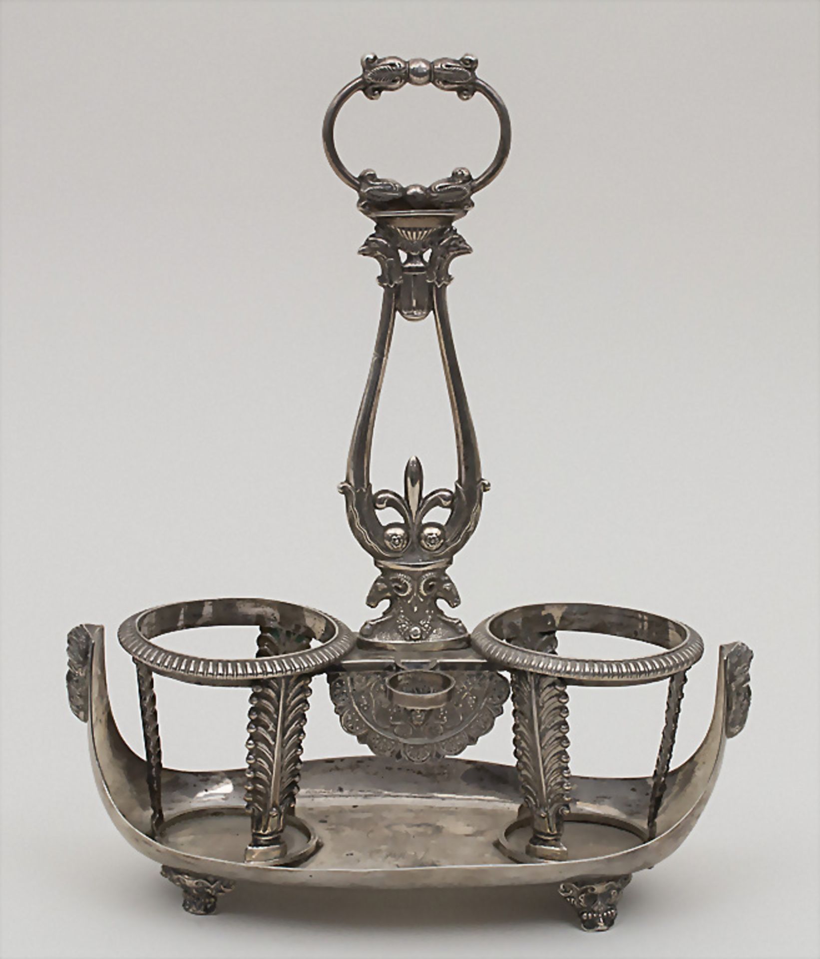 Empire-Huiliere / A silver oil and vinegar cruet set, Turin / Torino, um 1790