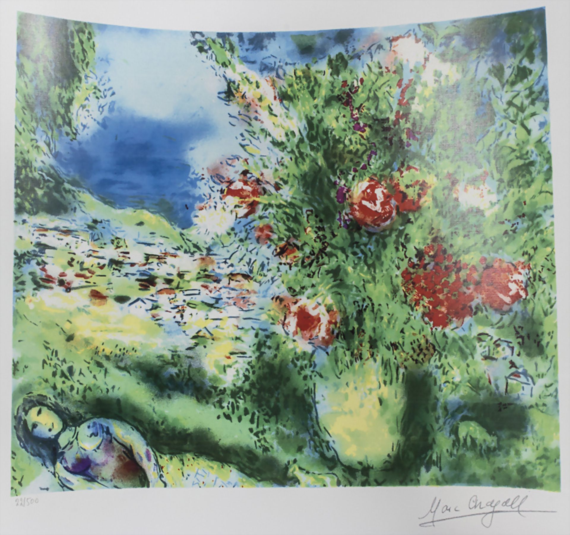 Marc Chagall (1887-1985), 'Flowers' / 'Blumen', 20. Jh.