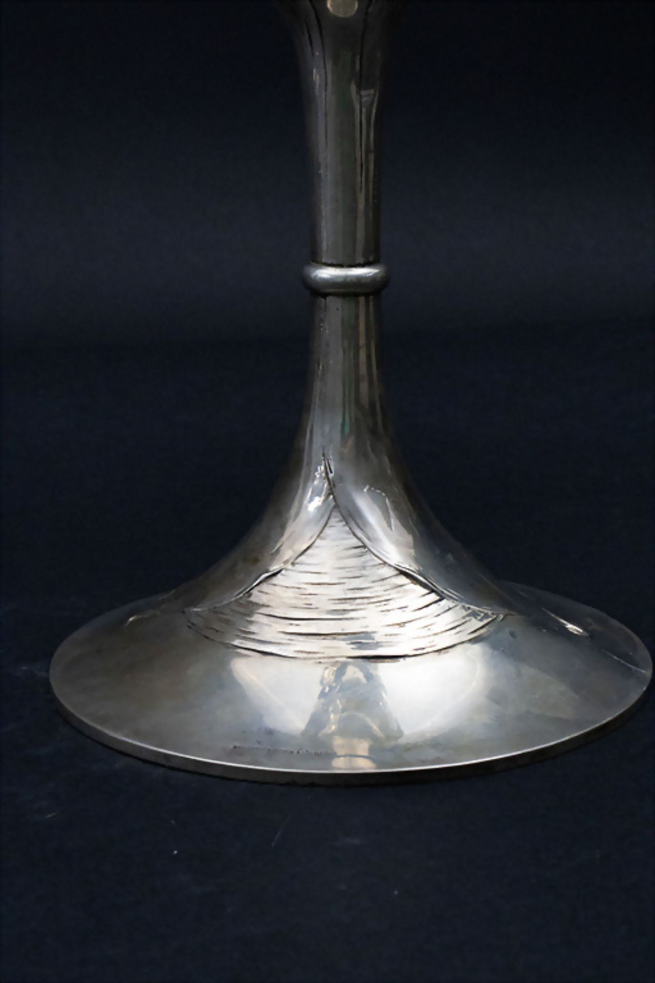 Jugendstil Silbervase / An Art Nouveau silver vase, Bramfeld & Gutruf, Hamburg, um 1910 - Bild 4 aus 7