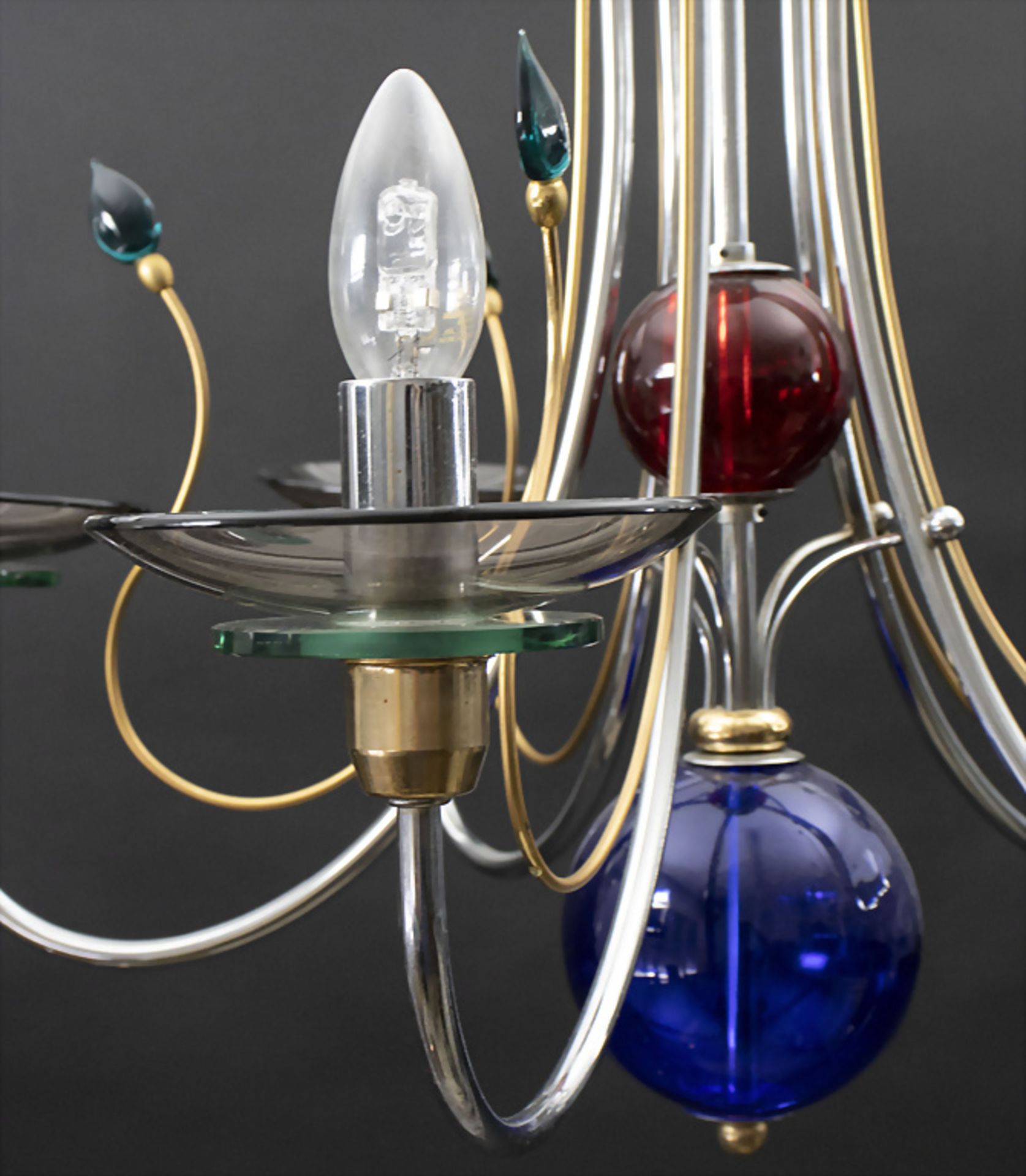 Deckenlampe 'Oktopus' / A ceiling lamp 'Octopus', wohl Venini, Murano, 1950/1960er Jahre - Bild 3 aus 3