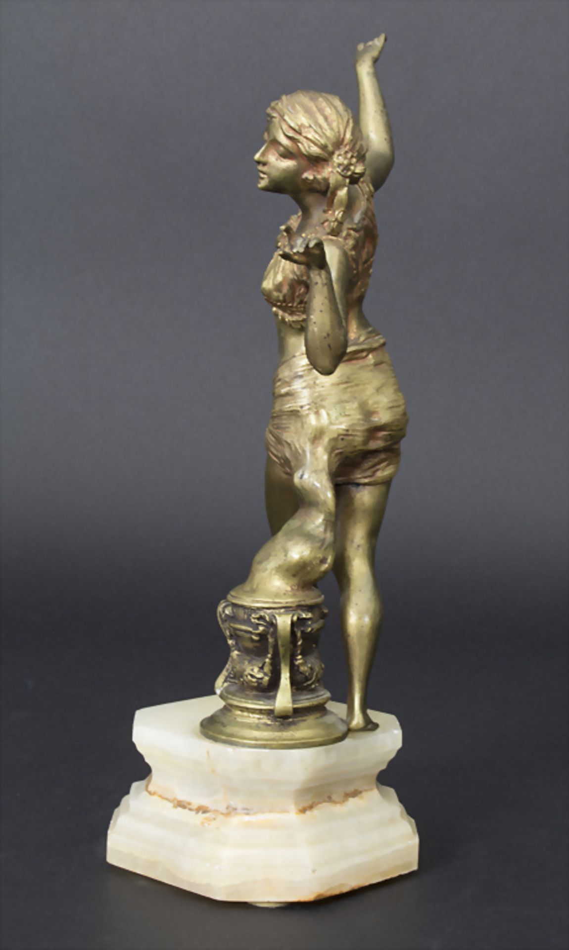 Jugendstil Bronze 'Orientalische Tänzerin' / An Art Nouveau bronze 'Oriental dancer', ... - Image 2 of 5
