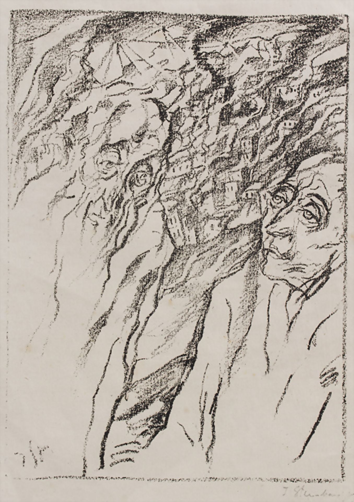 Jacob Steinhardt (1887-1968), 'Zwei Lithografien' / 'Two lithographs', 20. Jh. - Bild 3 aus 4