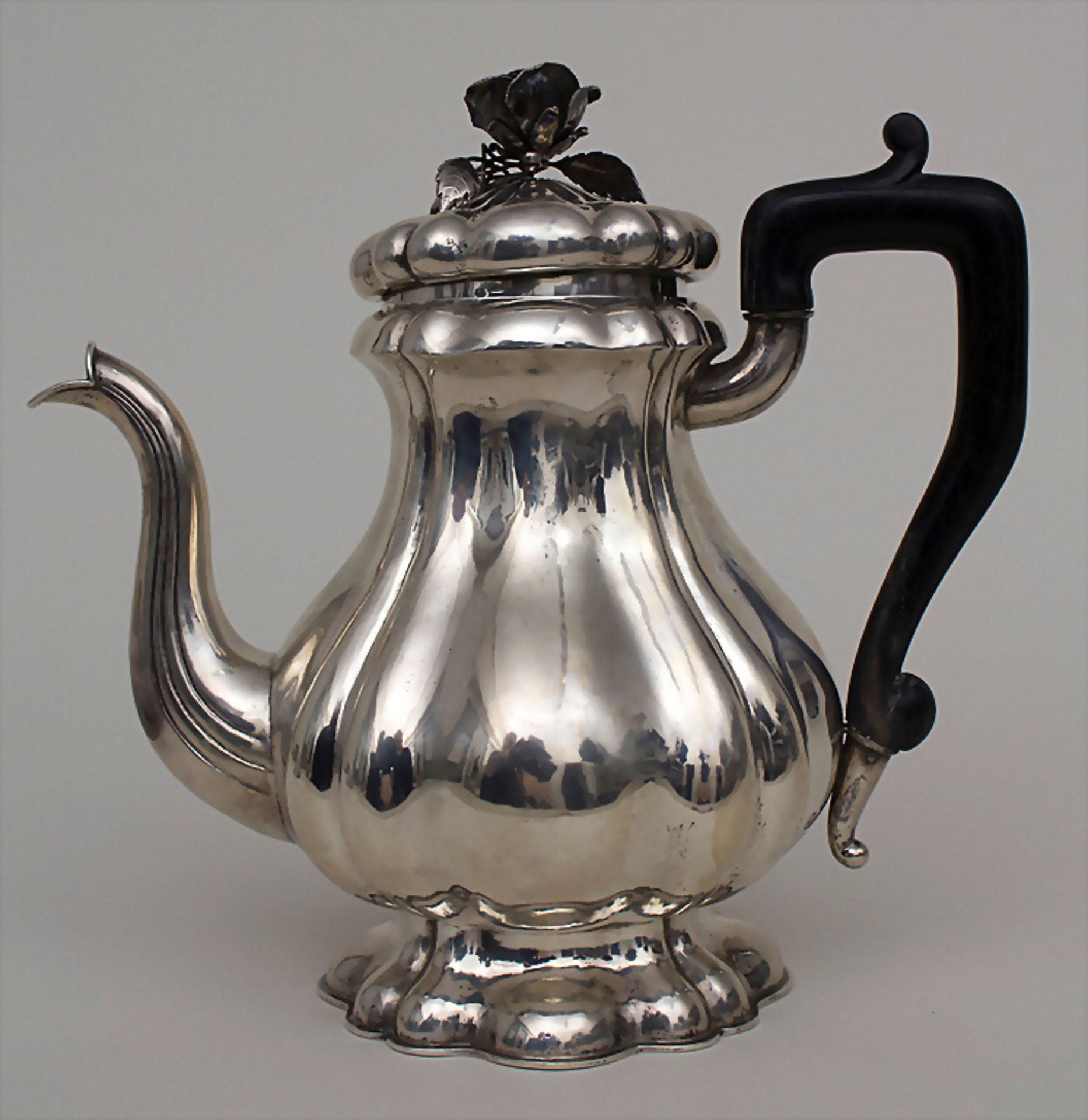 Barock Teekanne / A Baroque teapot, Wien / Vienna, um 1870