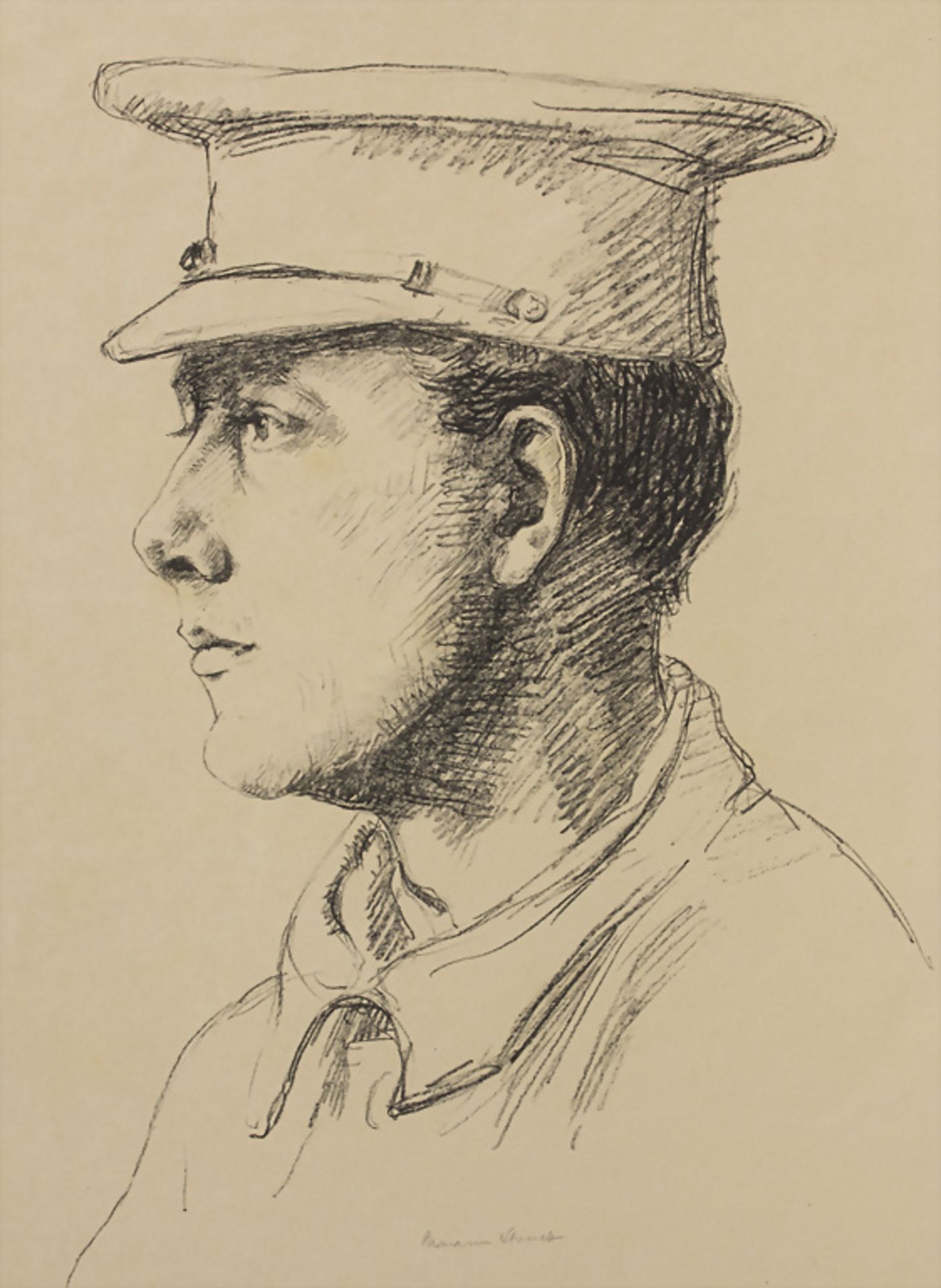 Hermann Struck (1876-1944), 'Roter Engländer' / 'Red English soldier', 20 Jh.