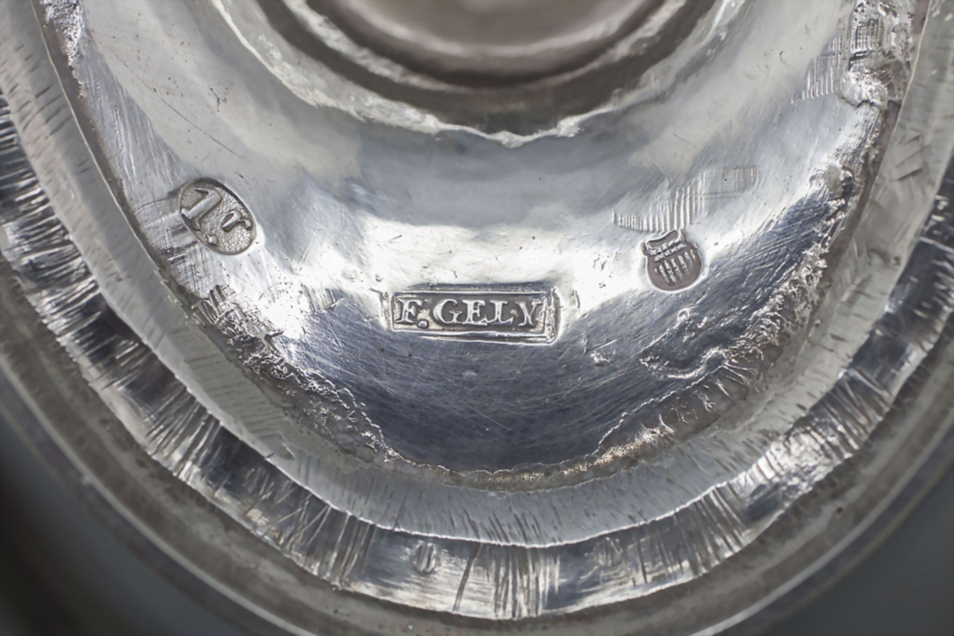 Empire Konfektschale / A silver Empire candy bowl, F. Gely, Lausanne, um 1810 - Image 3 of 3