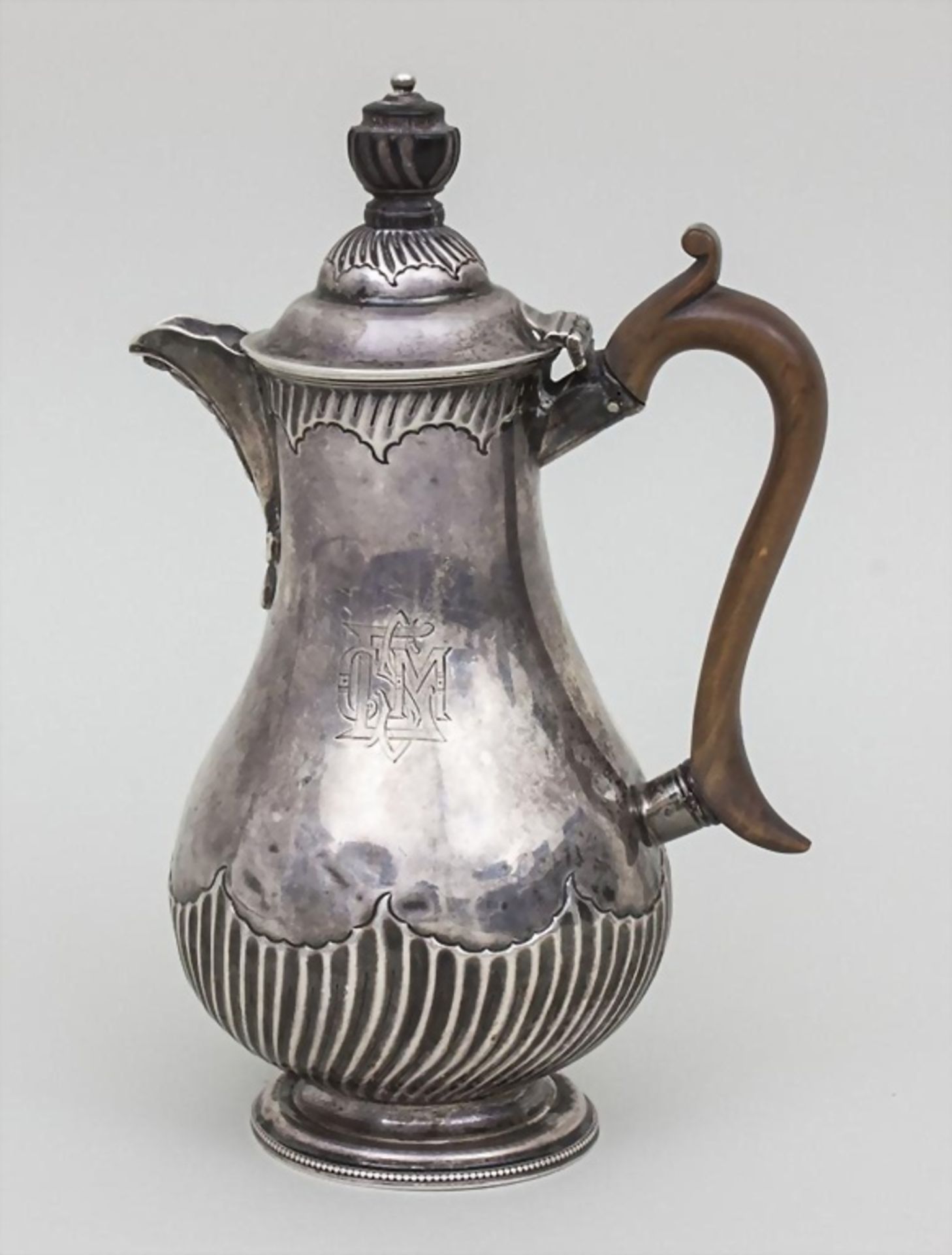 Kaffee Kanne / Silver Coffee Pot, England, 19. Jh.