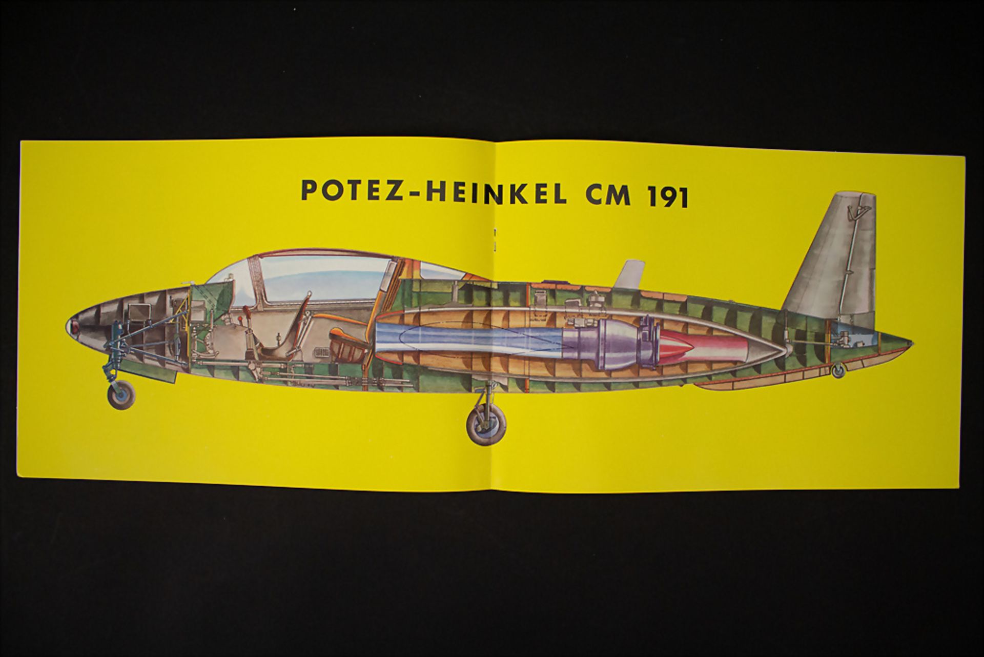 Prospekt 'POETZ-HEINKEL CM 191', Ernst Heinkel Flugzeugbau GmbH Speyer, um 1978 - Image 2 of 3