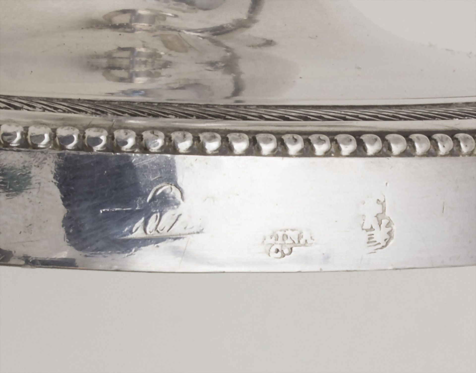 Paar Louis XVI Kerzenleuchter / A pair of Louis-seize silver candlesticks, Vitoria (Pais ... - Bild 4 aus 5
