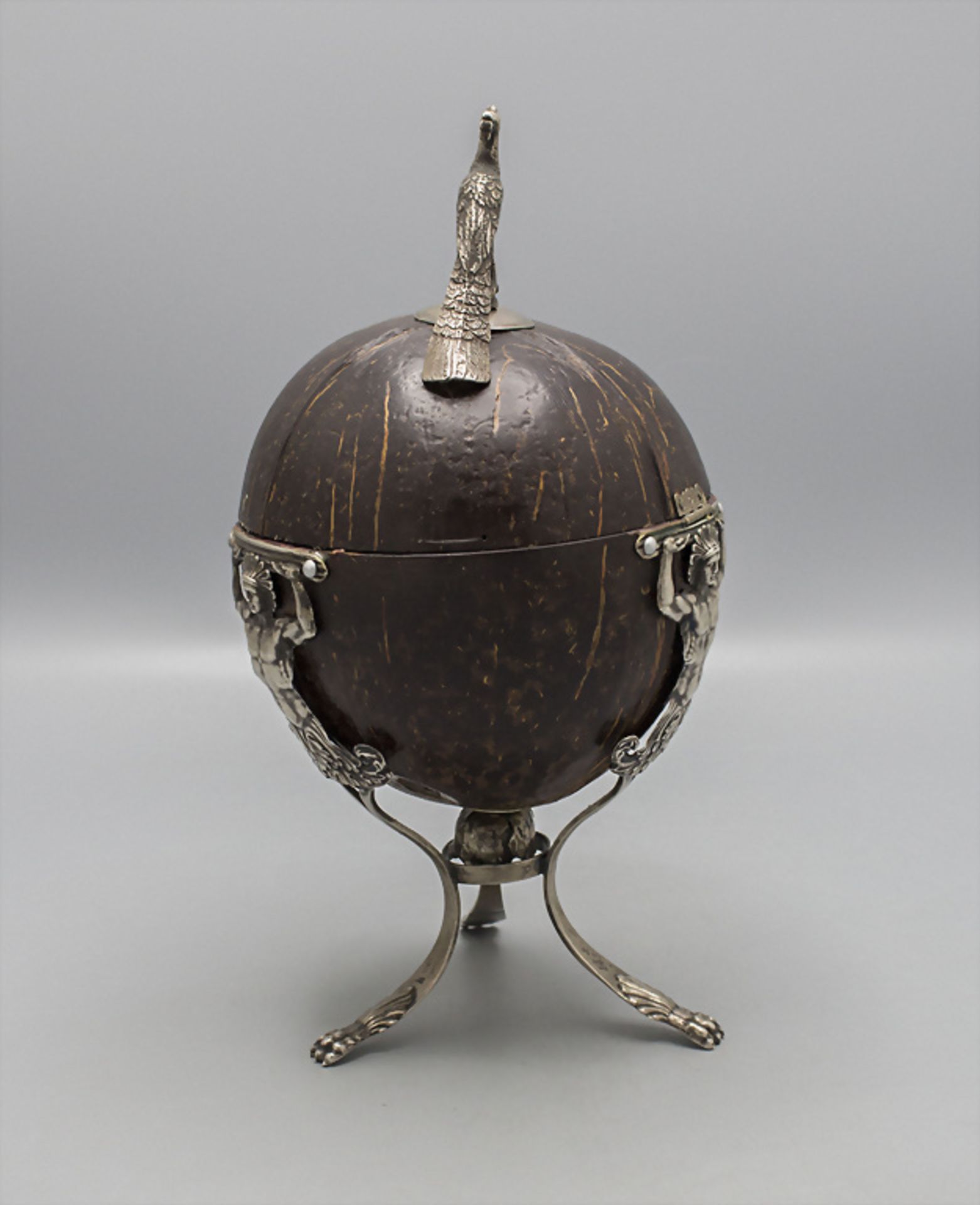 Kokosnuss-Pokal / A coconut cup, Friedrich Proll, Kassel, um 1830 - Bild 3 aus 15