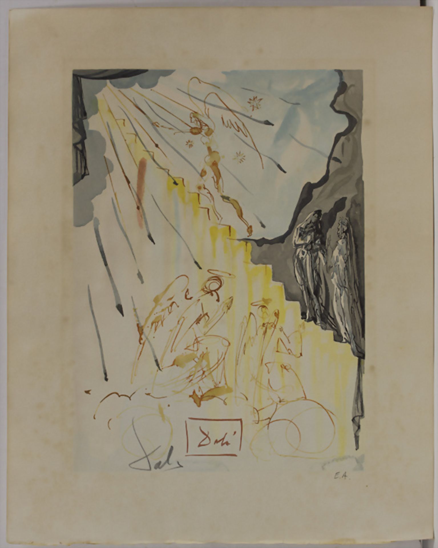 Salvador Dalí (1904-1989), 'Les escaliers céleste' de 'Divine Comédie', 1961-1963 - Image 2 of 7