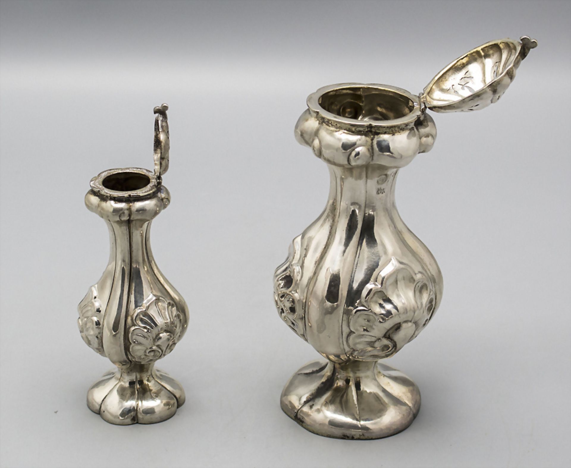 Zwei Zuckerstreuer / Two silver sugar shaker, Wien, um 1857 - Image 2 of 8