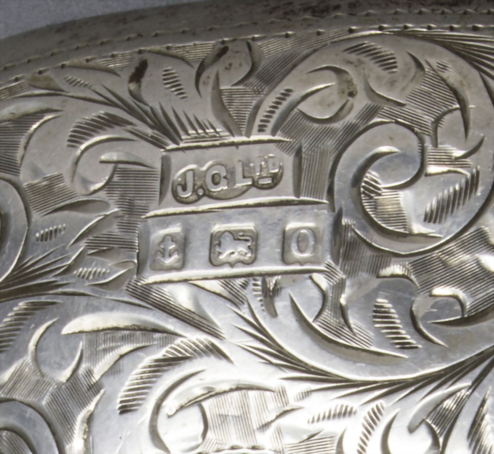 Silber Täschchen/Portemonnaie / A silver purse/wallet, J. Gloster Ltd., Birmingham, 1913 - Bild 5 aus 6