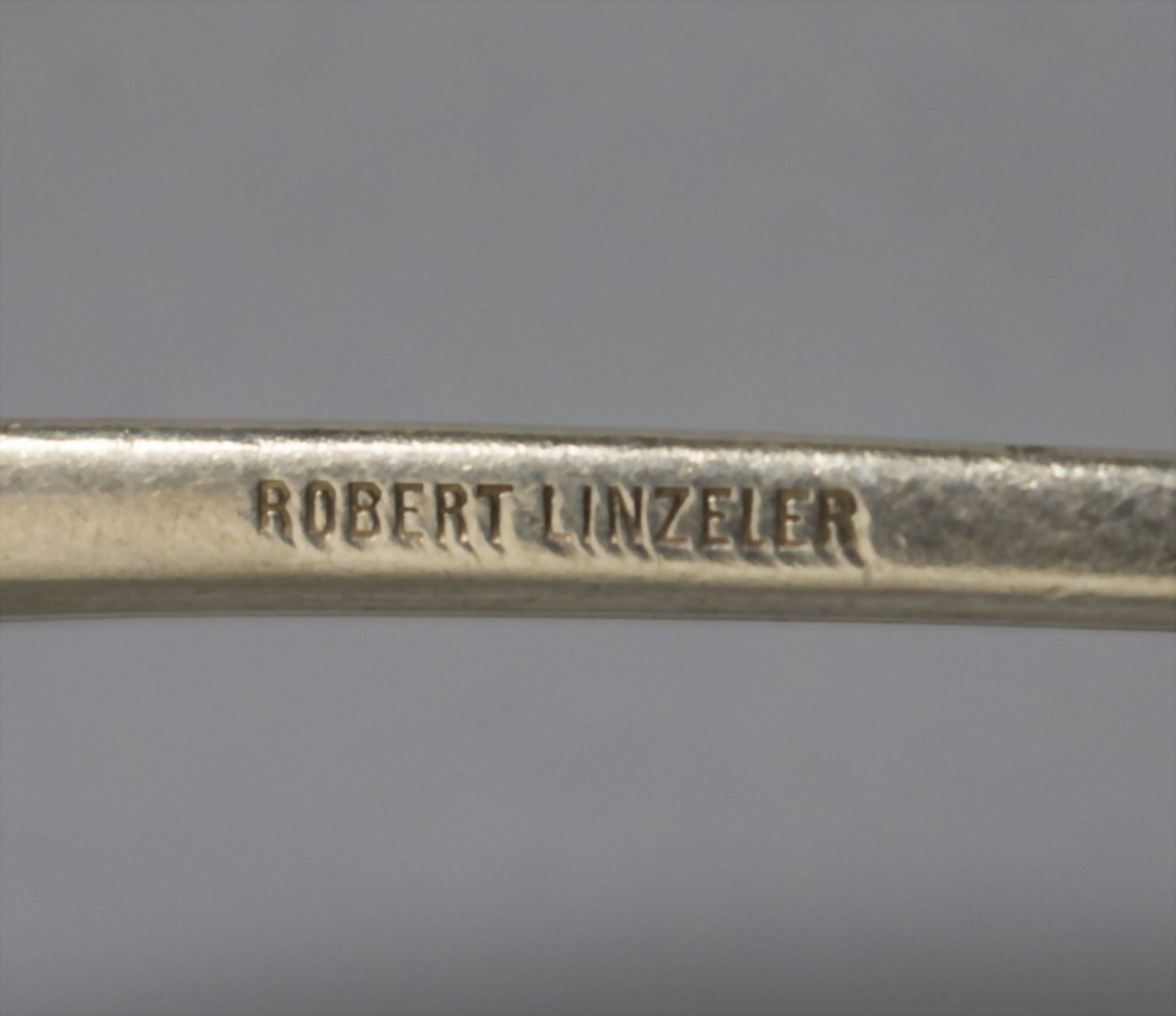 Jugendstil Silberbesteck für 16 Personen / 32 pieces of silver cutlery, Robert Linzeler, ... - Image 5 of 7