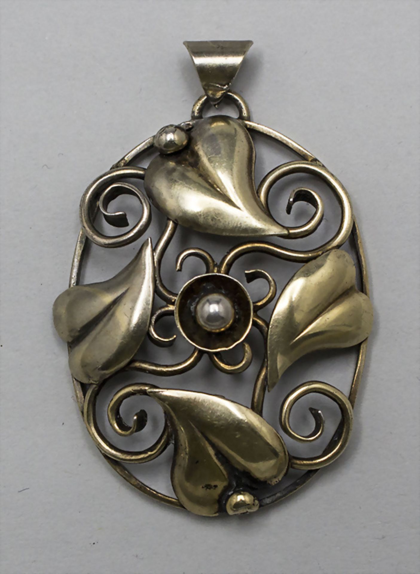 Jugendstil Anhänger / An Art Nouveau pendant, wohl Dänemark, um 1910