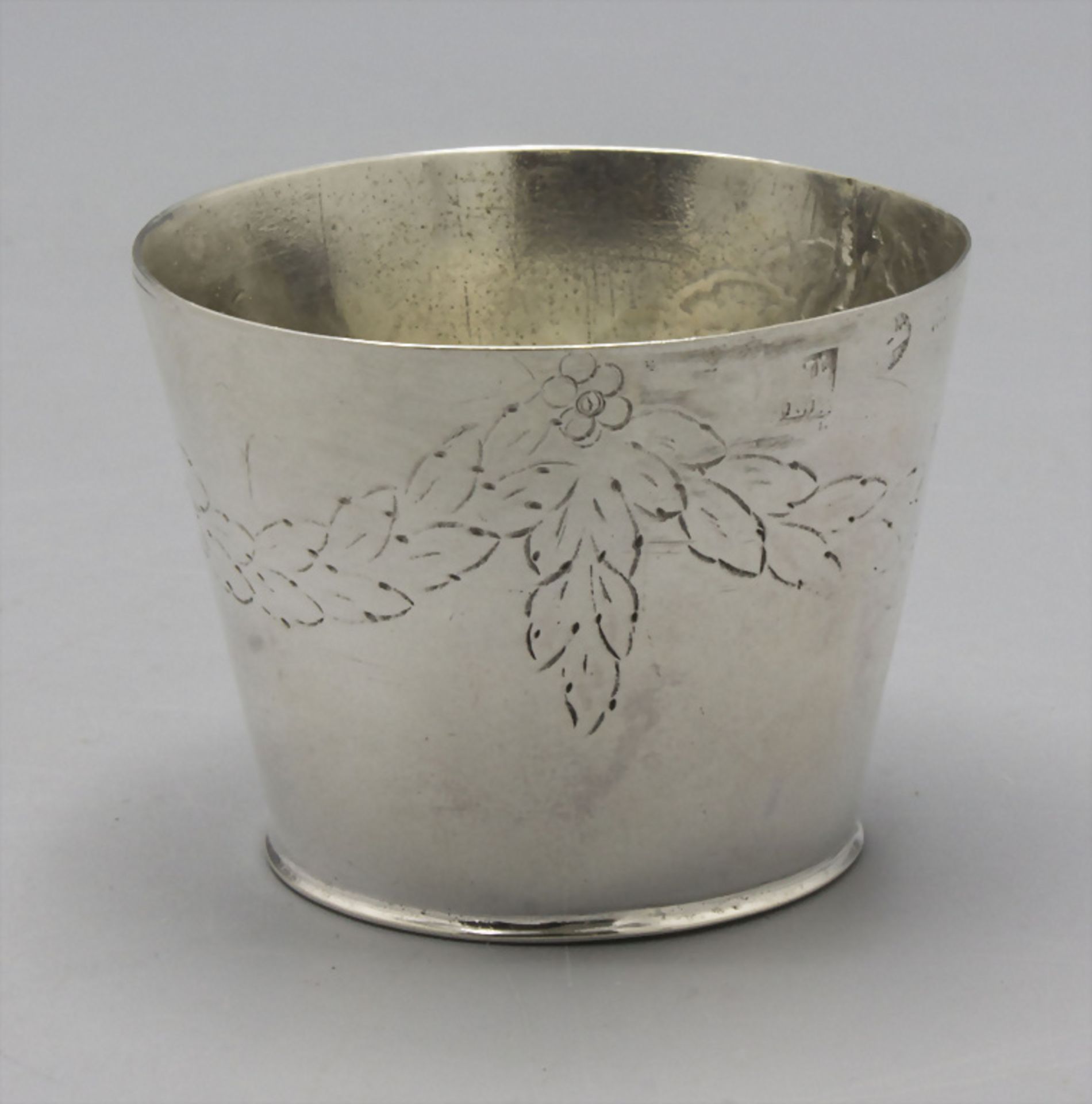 Faustbecher / A silver beaker, Martin Friedrich Mueller, Berlin, um 1770