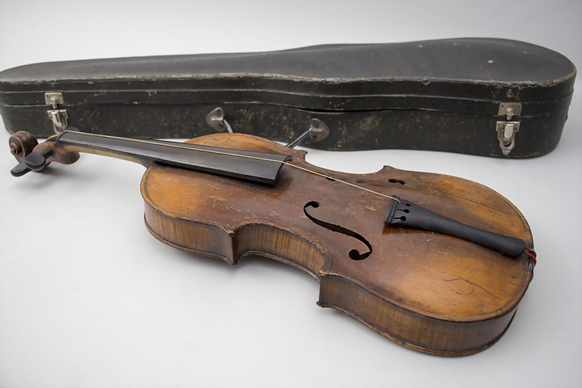 Violine / A violin, deutsch, um 1900 - Image 2 of 6