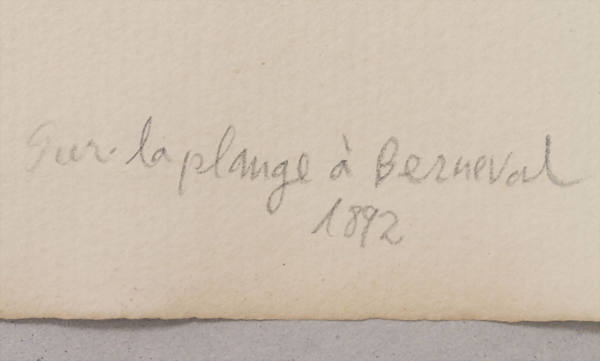 Pierre-Auguste Renoir (1841-1919), 'Sur la plage à Berneval' - Image 3 of 4