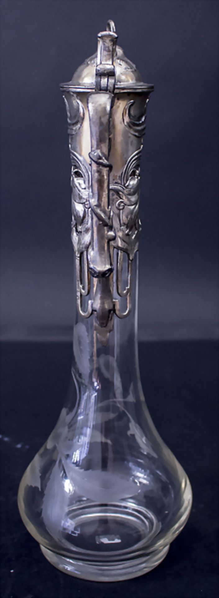 Jugendstil Karaffe / An Art Nouveau carafe, WMF, Geislingen, um 1900 - Image 4 of 7