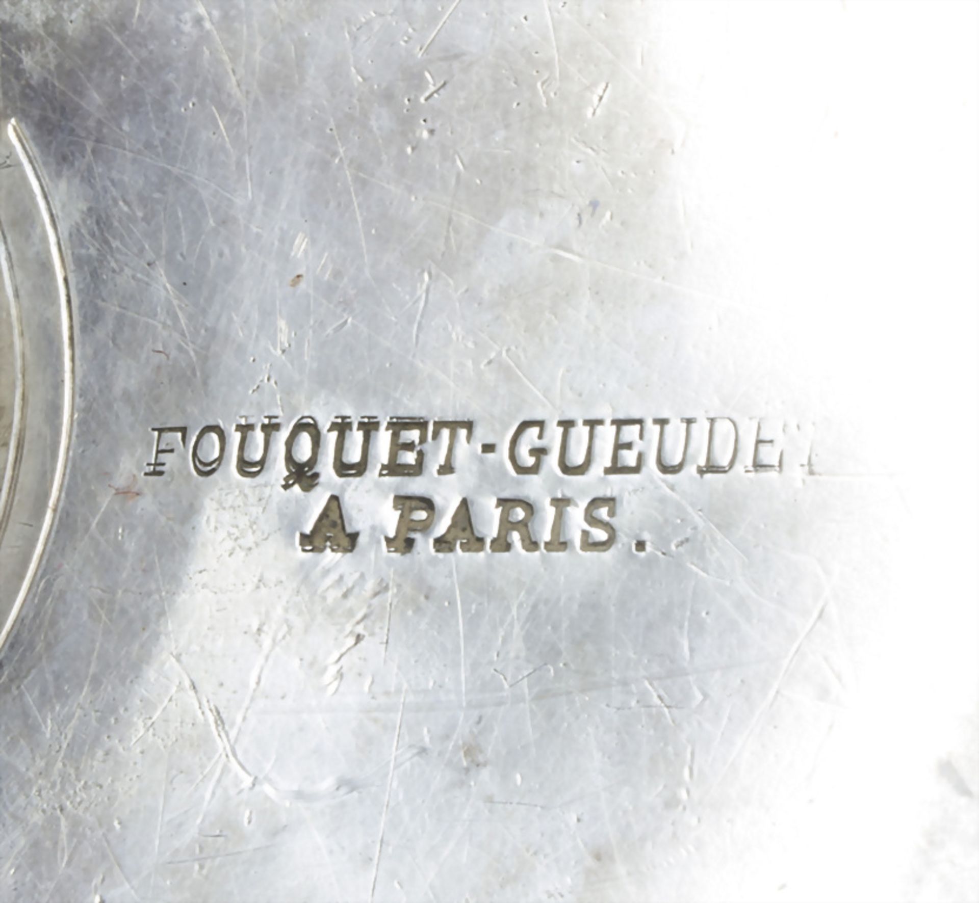 Sauciere auf Presentoir / A silver sauce boat on presenter, Fouquet-Geuedet, Paris, um 1900 - Bild 9 aus 10