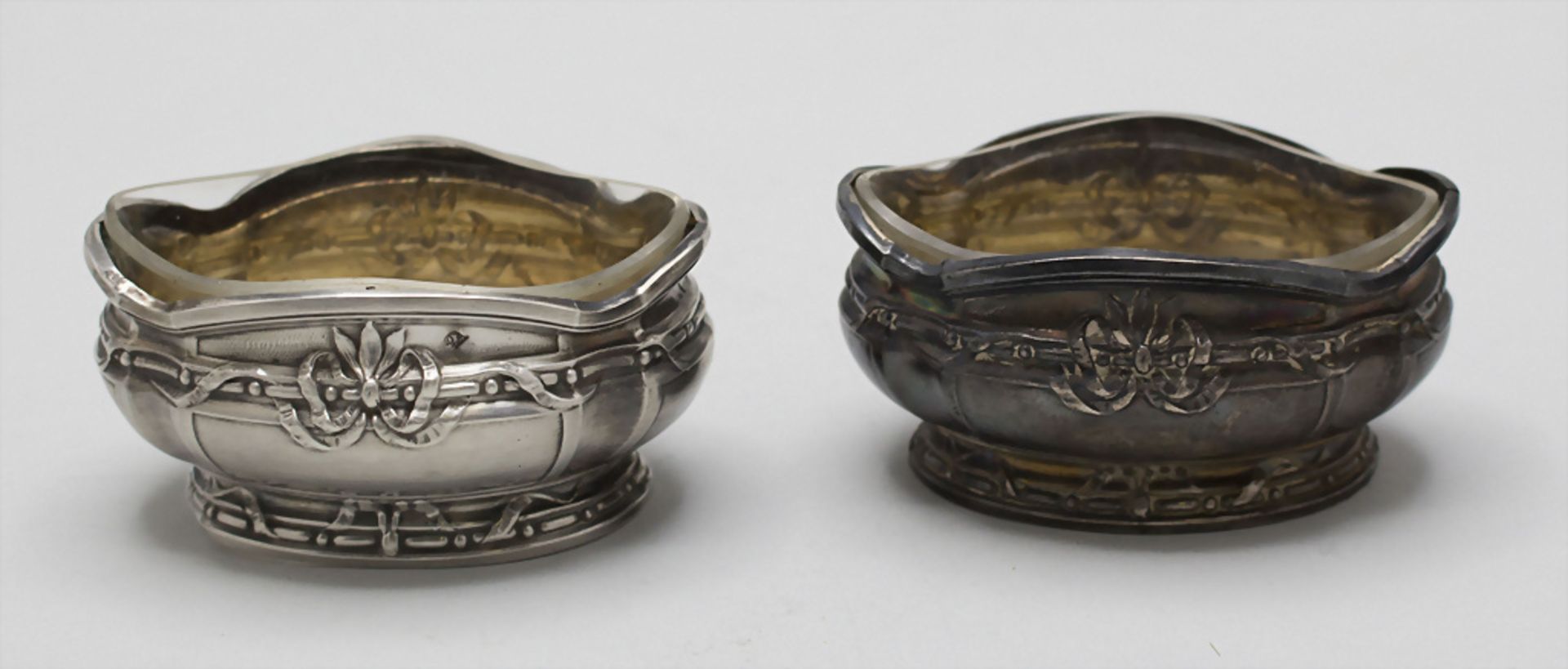 4 Salieren / A set of four silver salt cellars, Charles Barrier, Paris, nach 1905 - Image 3 of 4